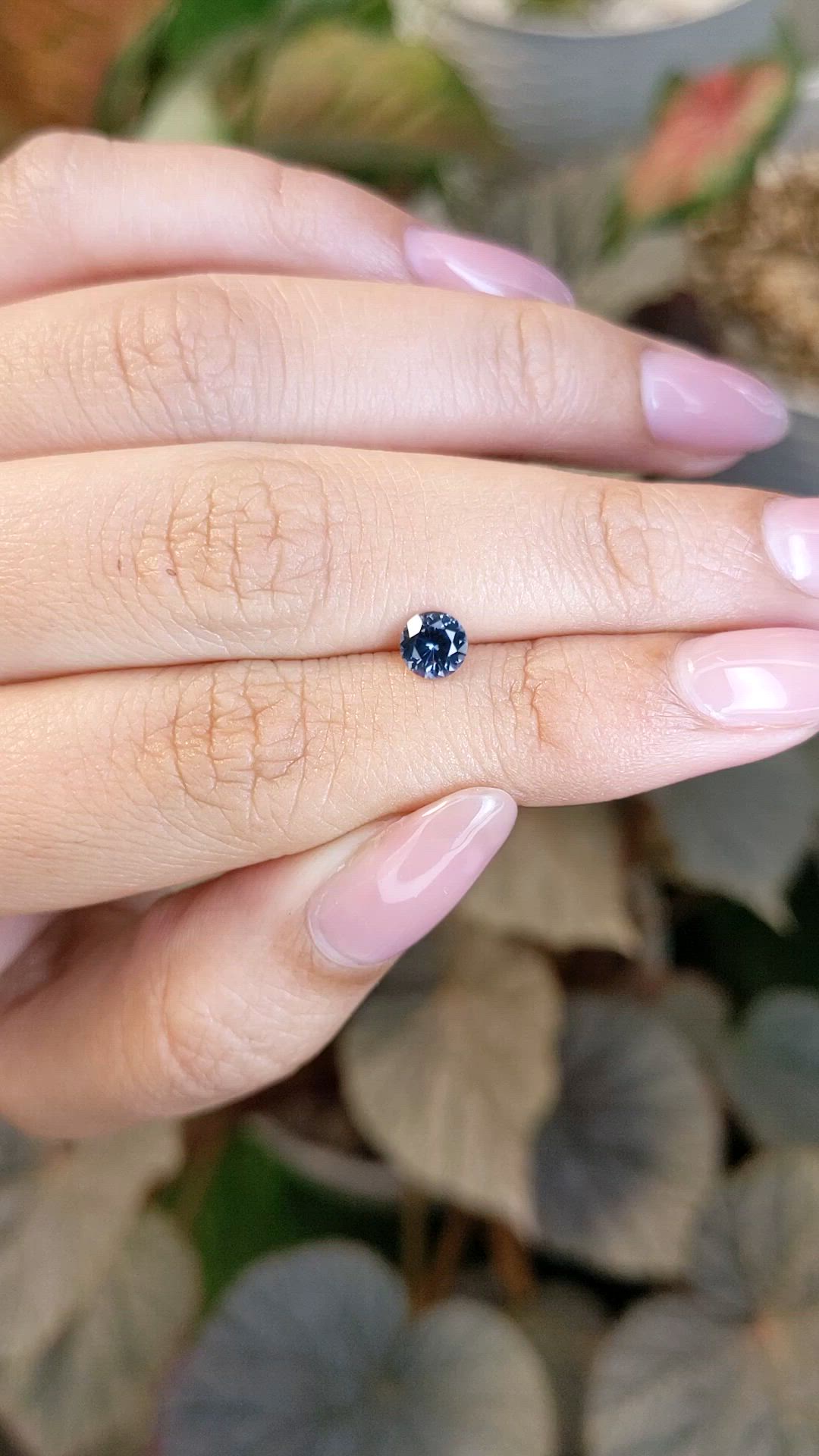 0.52 Ct. Blue Spinel from Ceylon (Sri Lanka) Size Video
