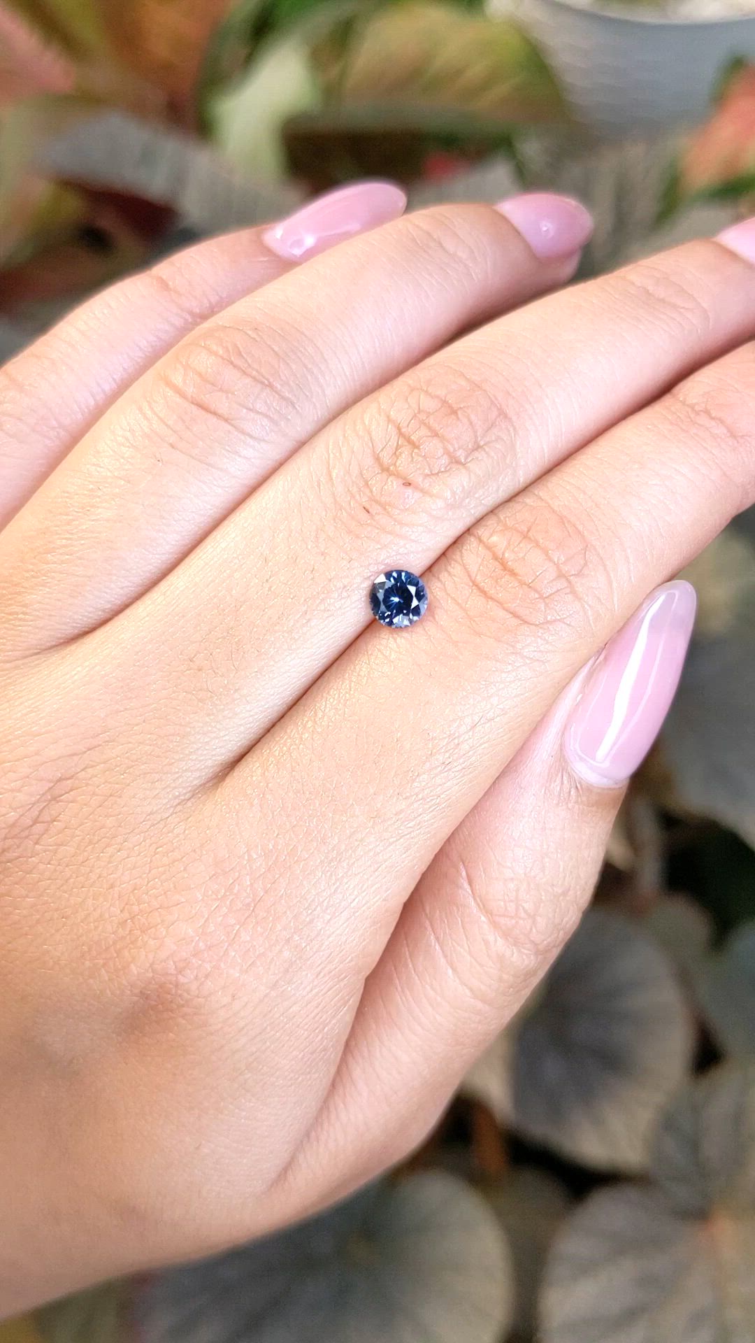 0.52 Ct. Blue Spinel from Ceylon (Sri Lanka) Size Video