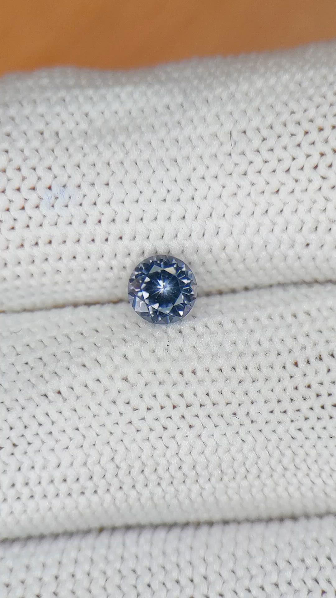 0.49 Ct. Blue Spinel from Ceylon (Sri Lanka) Size Video