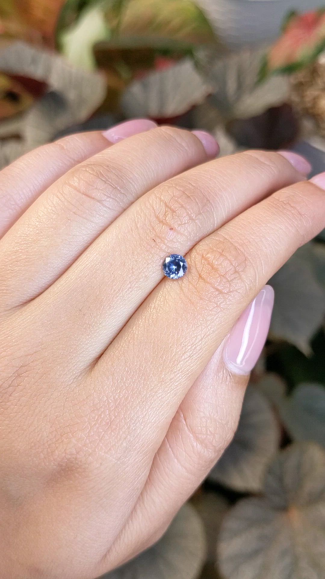 0.49 Ct. Blue Spinel from Ceylon (Sri Lanka) Size Video