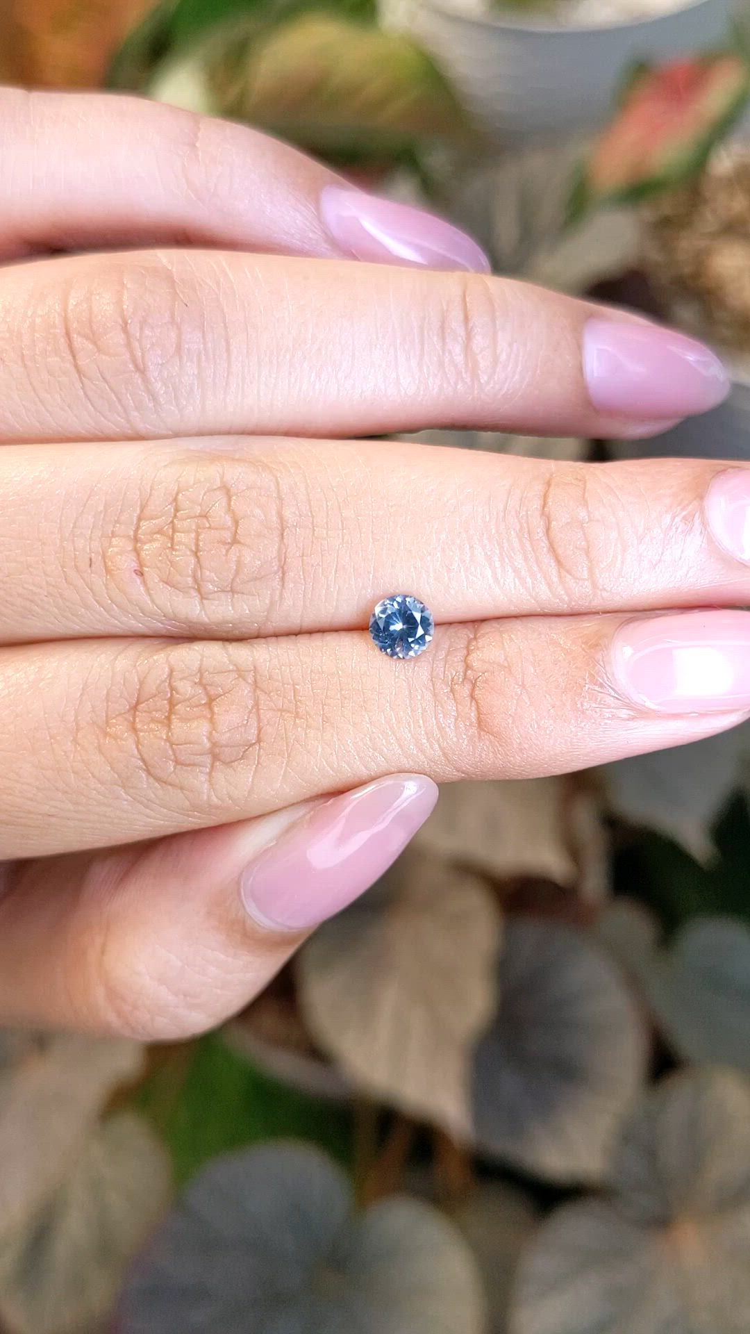 0.49 Ct. Blue Spinel from Ceylon (Sri Lanka) Size Video