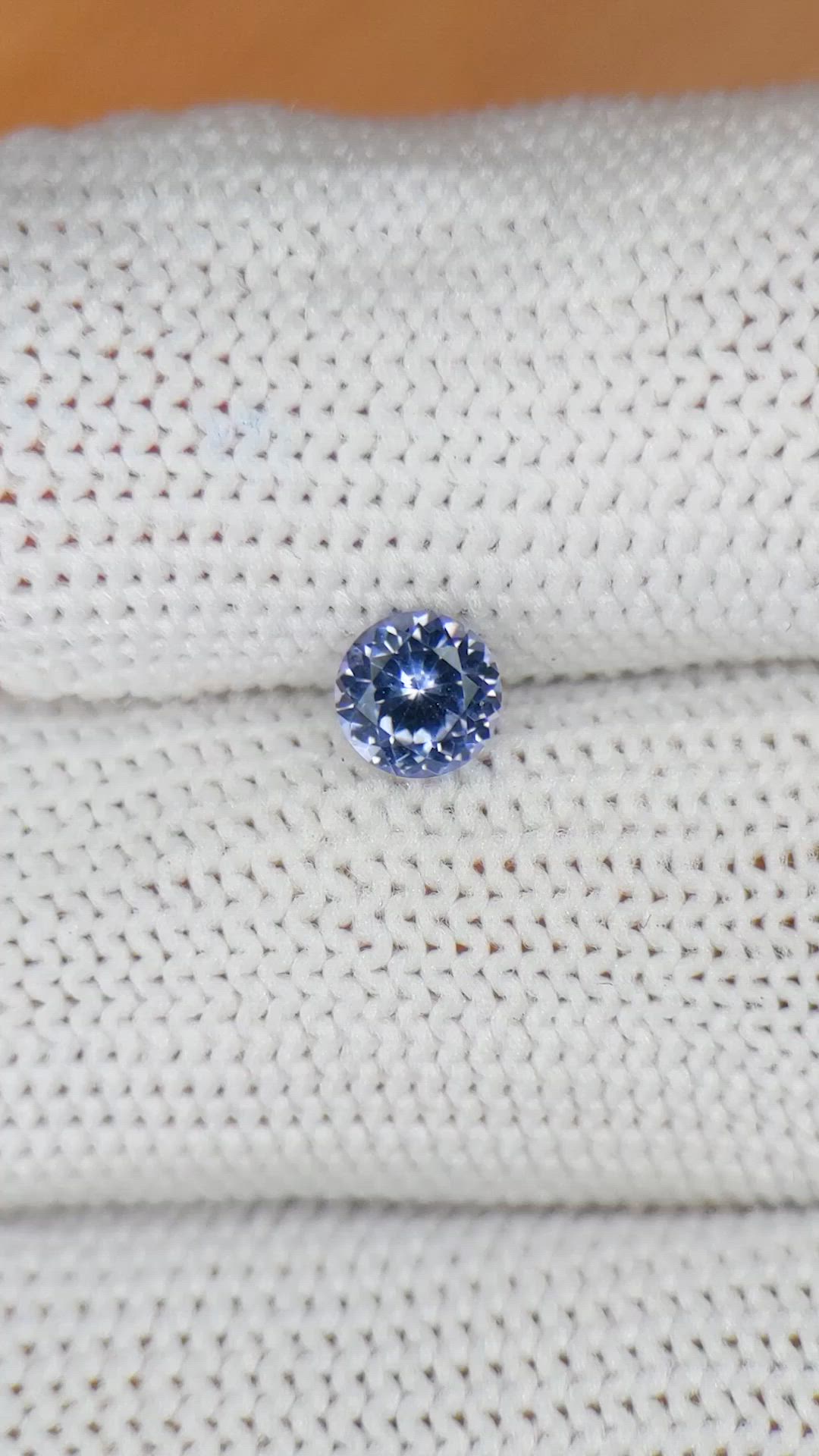 0.48 Ct. Blue Spinel from Ceylon (Sri Lanka) Size Video