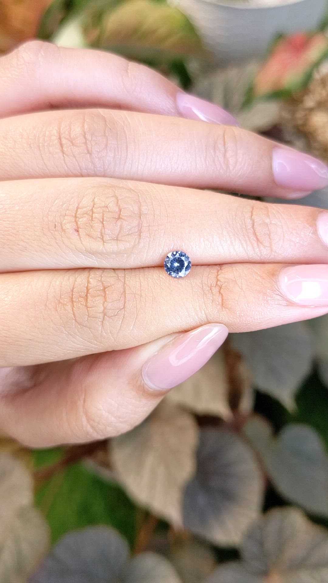 0.48 Ct. Blue Spinel from Ceylon (Sri Lanka) Size Video