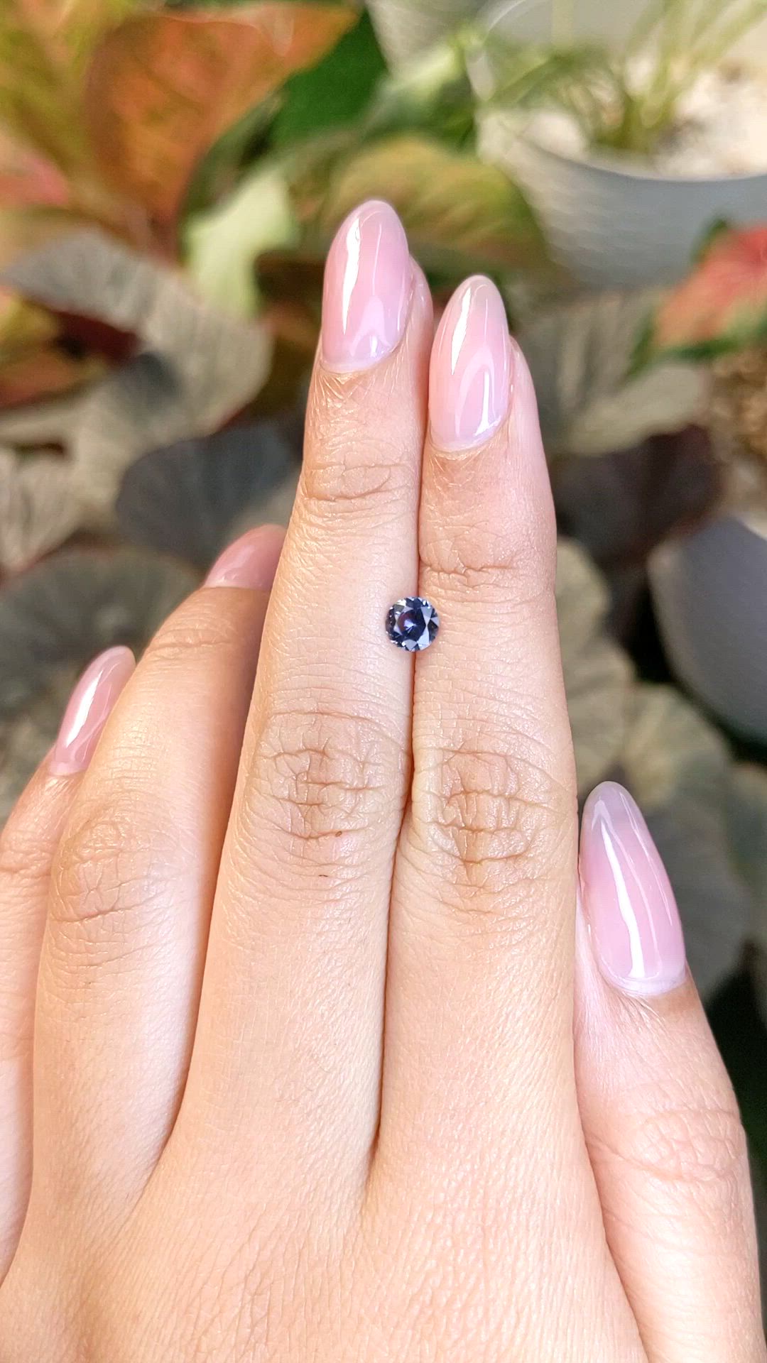 0.45 Ct. Blue Spinel from Ceylon (Sri Lanka) Size Video