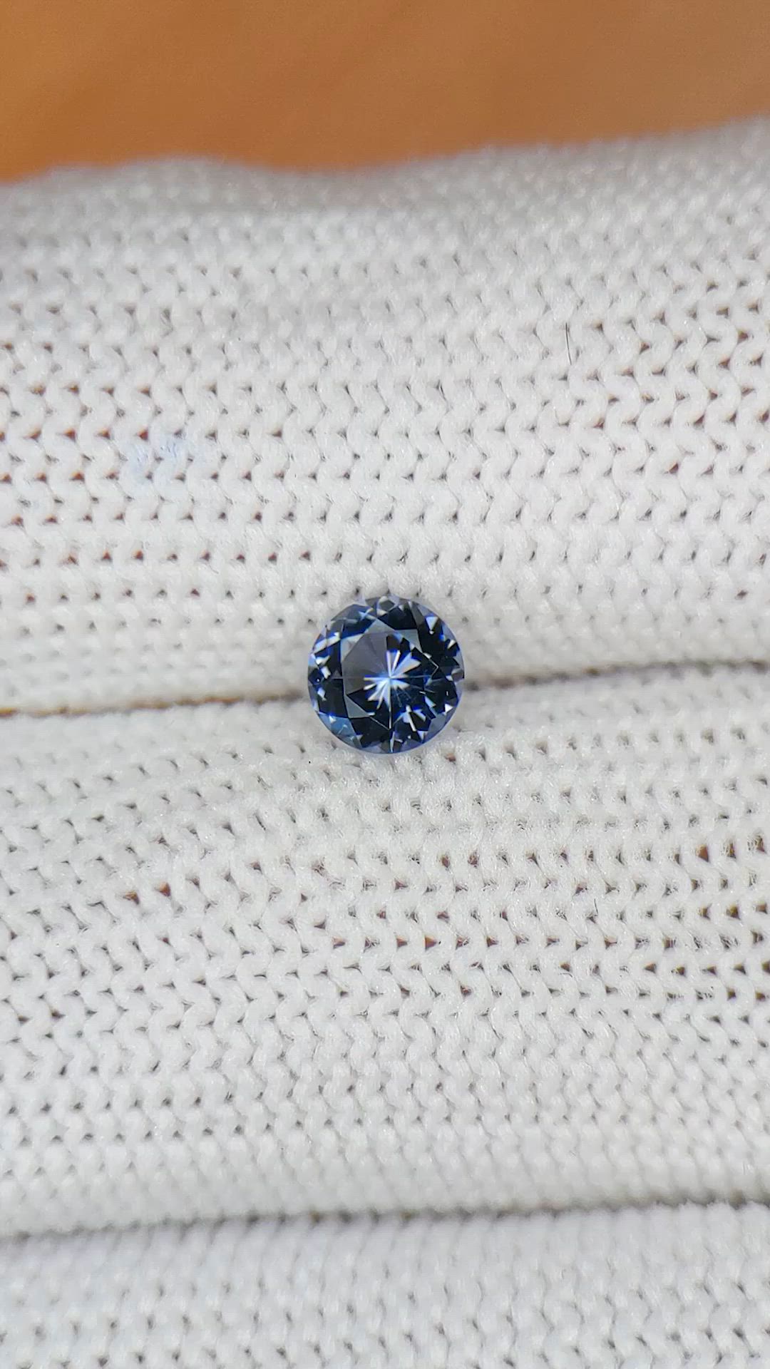 0.45 Ct. Blue Spinel from Ceylon (Sri Lanka) Size Video