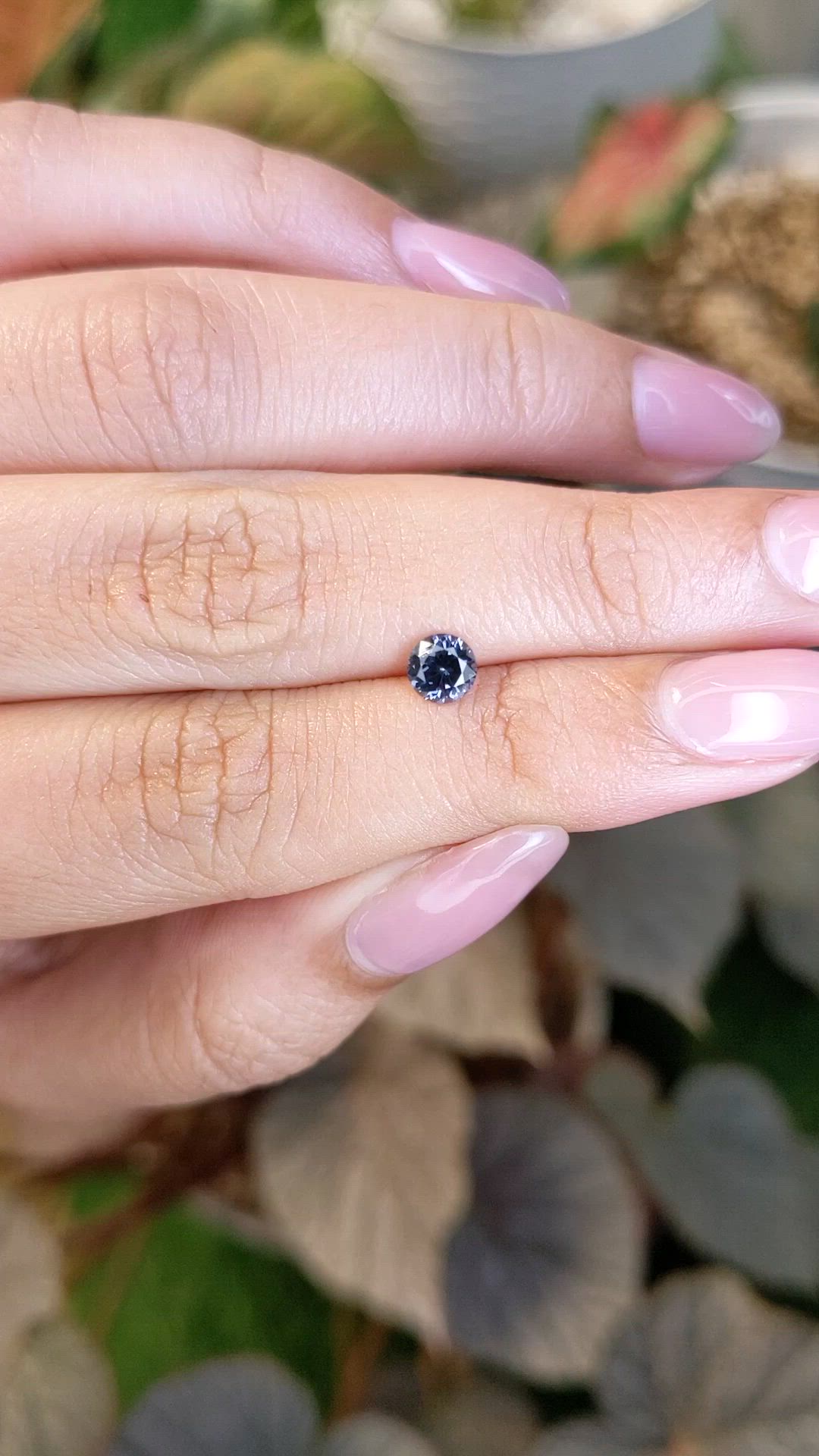 0.52 Ct. Blue Spinel from Ceylon (Sri Lanka) Size Video