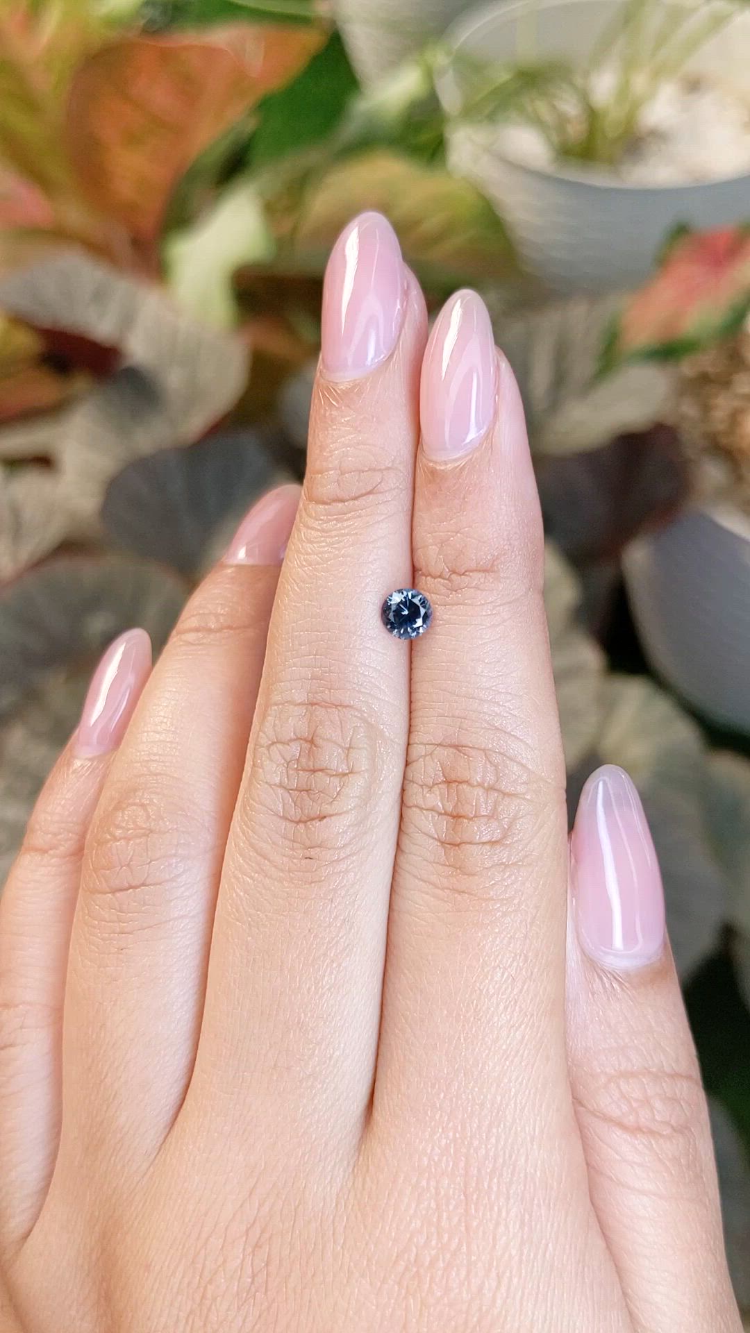0.52 Ct. Blue Spinel from Ceylon (Sri Lanka) Size Video