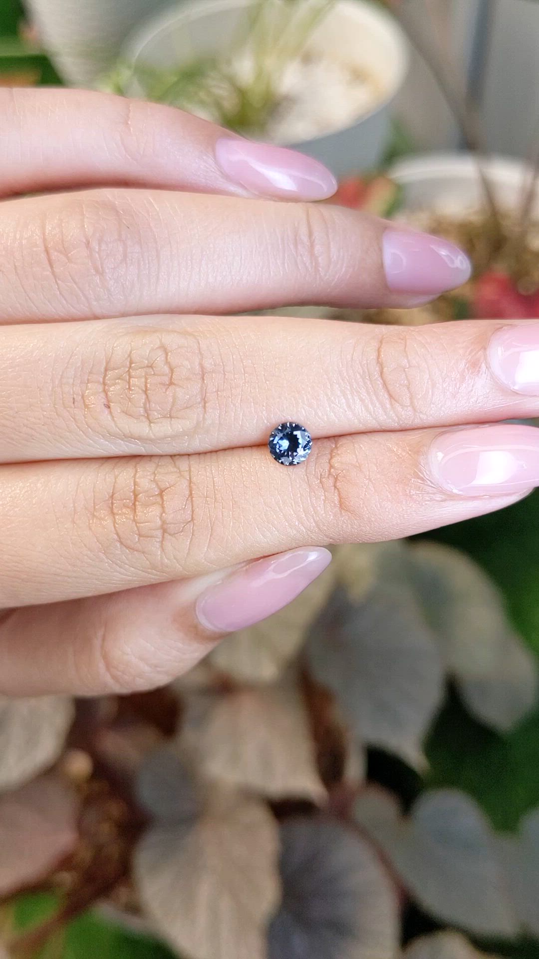 0.47 Ct. Blue Spinel from Ceylon (Sri Lanka) Size Video