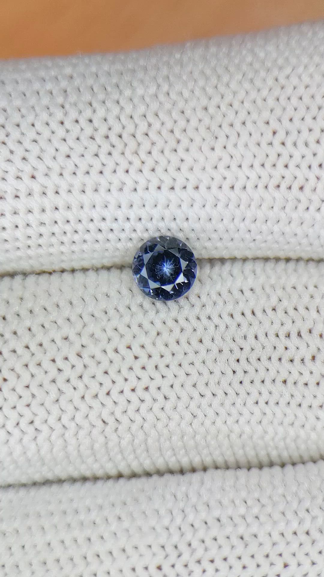 0.47 Ct. Blue Spinel from Ceylon (Sri Lanka) Size Video