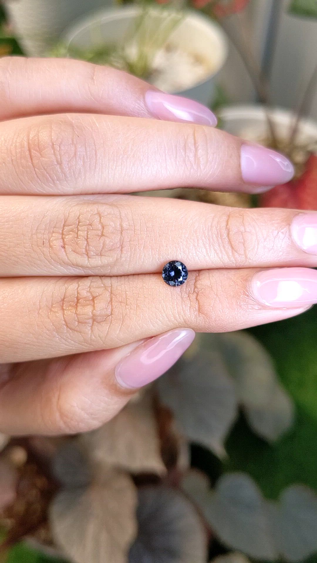 0.51 Ct. Blue Spinel from Ceylon (Sri Lanka) Size Video