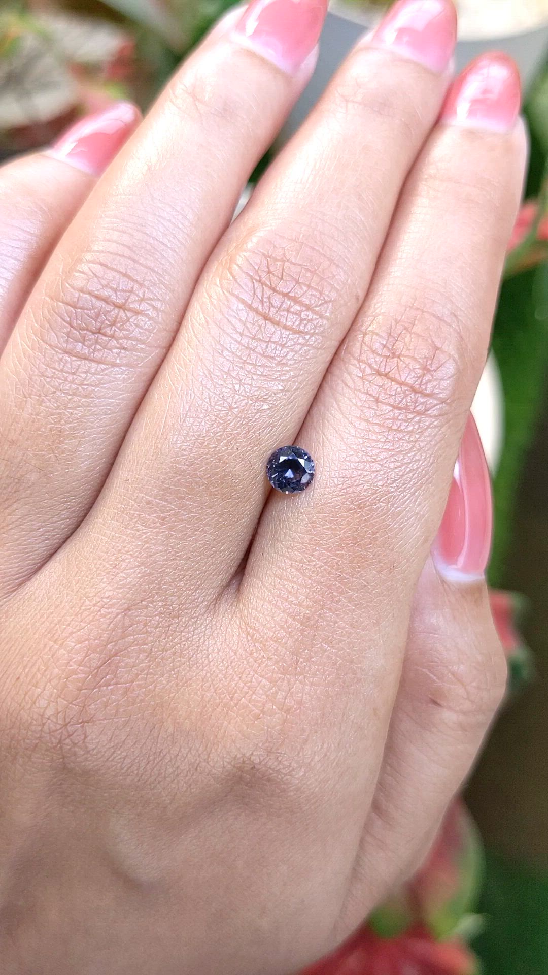 0.49 Ct. Purple Spinel from Ceylon (Sri Lanka) Size Video