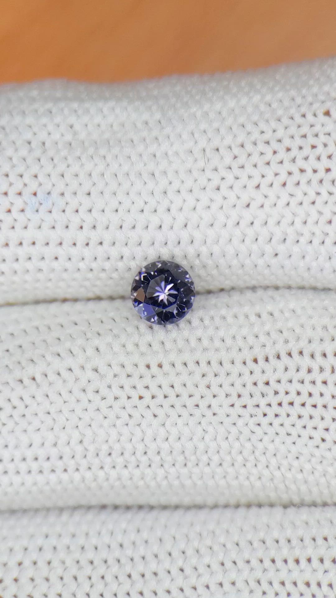 0.49 Ct. Purple Spinel from Ceylon (Sri Lanka) Size Video
