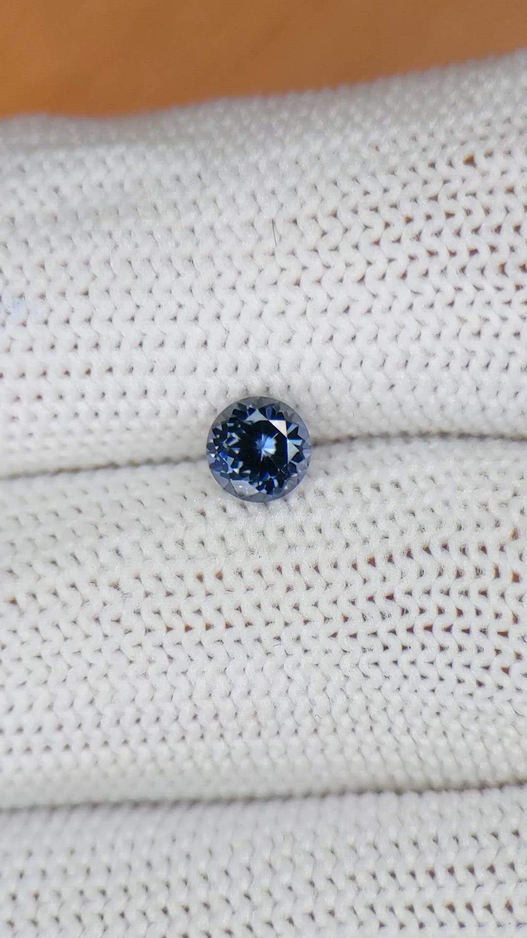 0.56 Ct. Blue Spinel from Ceylon (Sri Lanka) Size Video