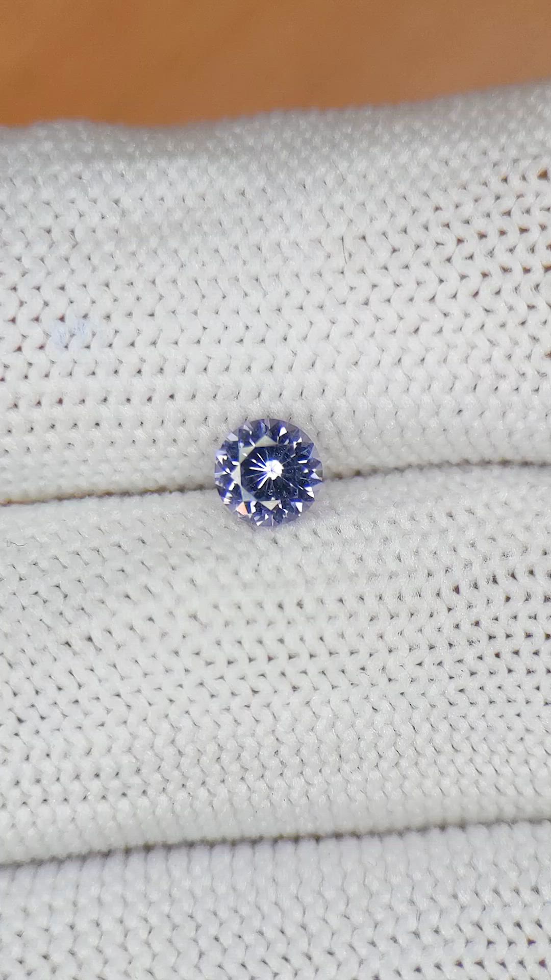 0.45 Ct. Purple Spinel from Ceylon (Sri Lanka) Size Video
