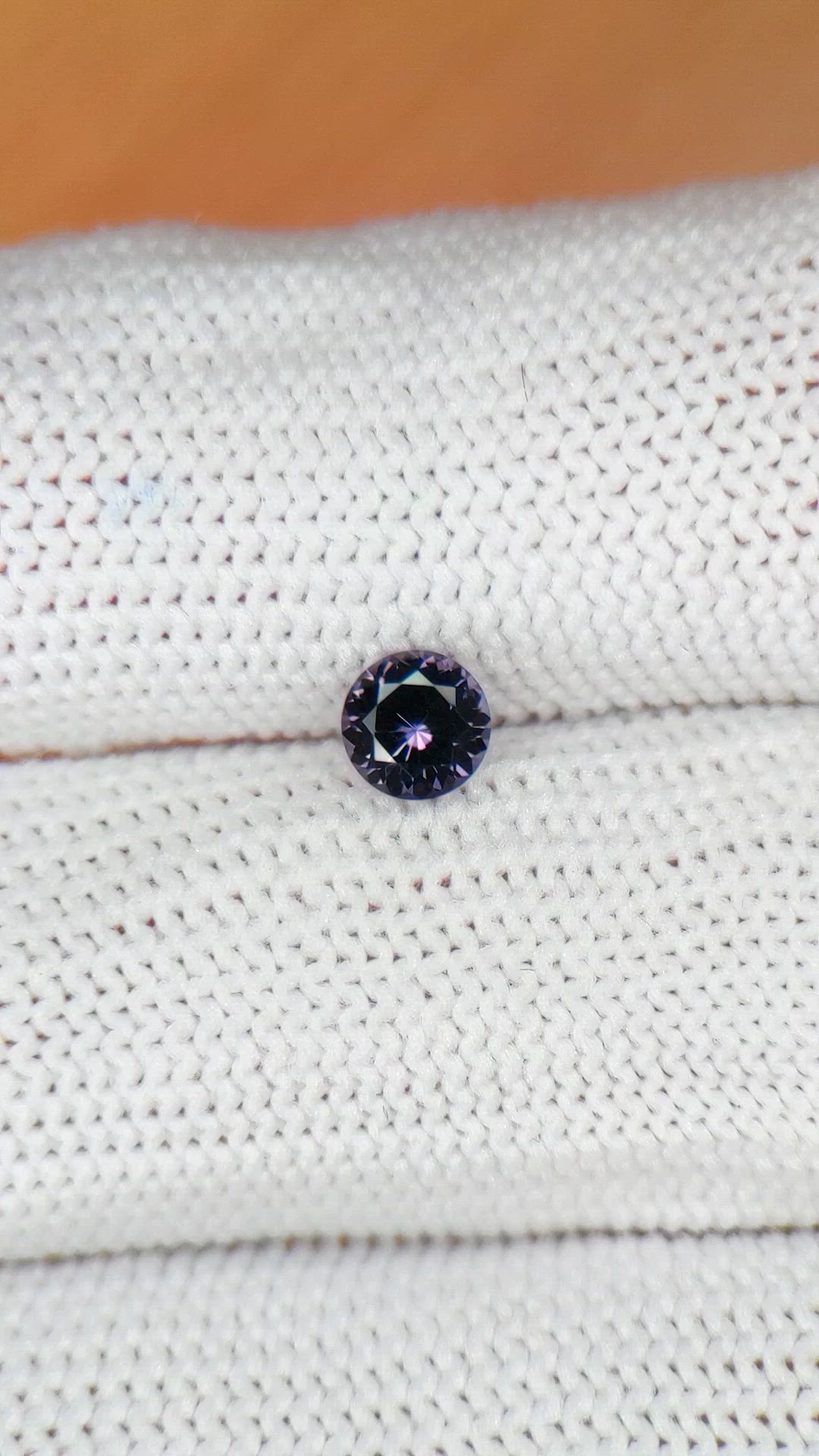 0.45 Ct. Purple Spinel from Ceylon (Sri Lanka) Size Video
