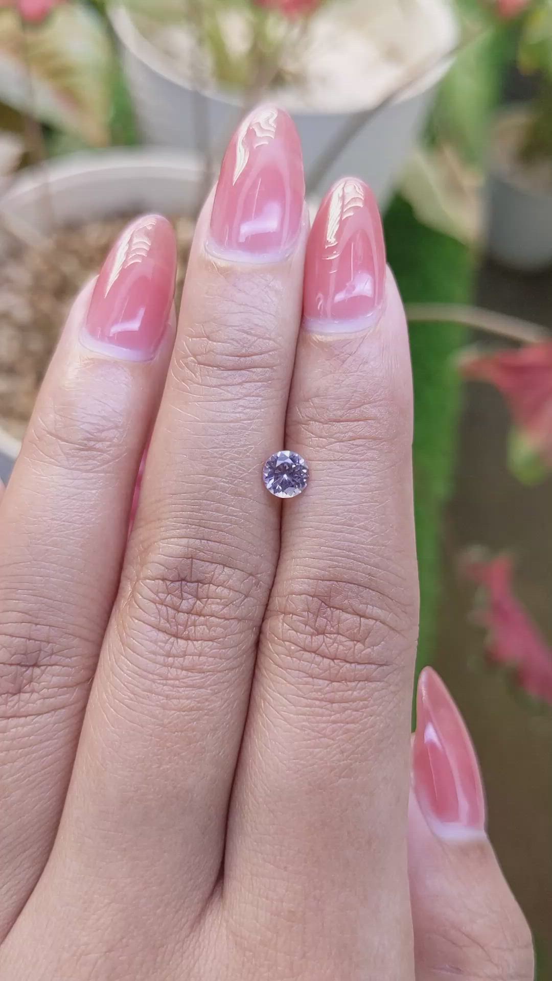 0.51 Ct. Purple Spinel from Ceylon (Sri Lanka) Size Video