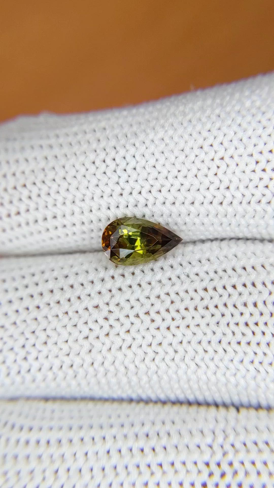 1.06 Ct. Bi Color Andalusite from Madagascar Size Video