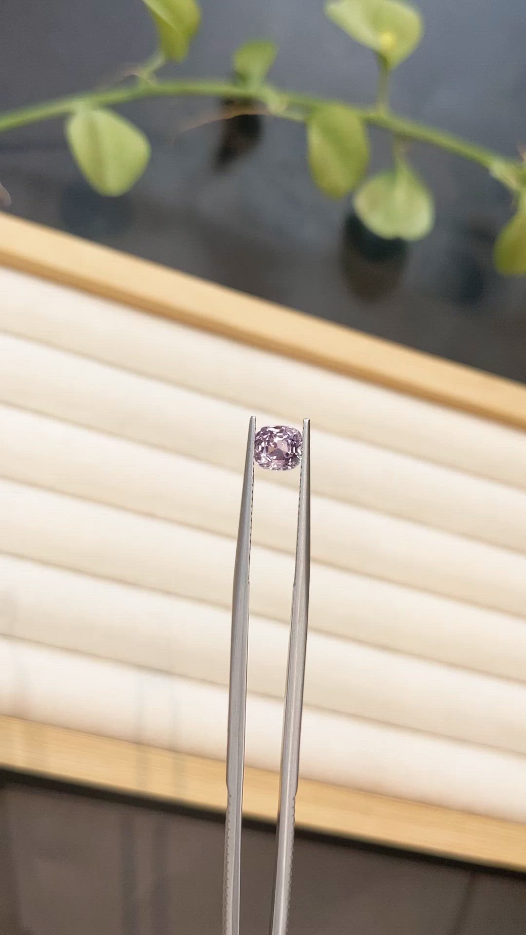 1.15 Ct. Pink Spinel from Burma (Myanmar) Size Video