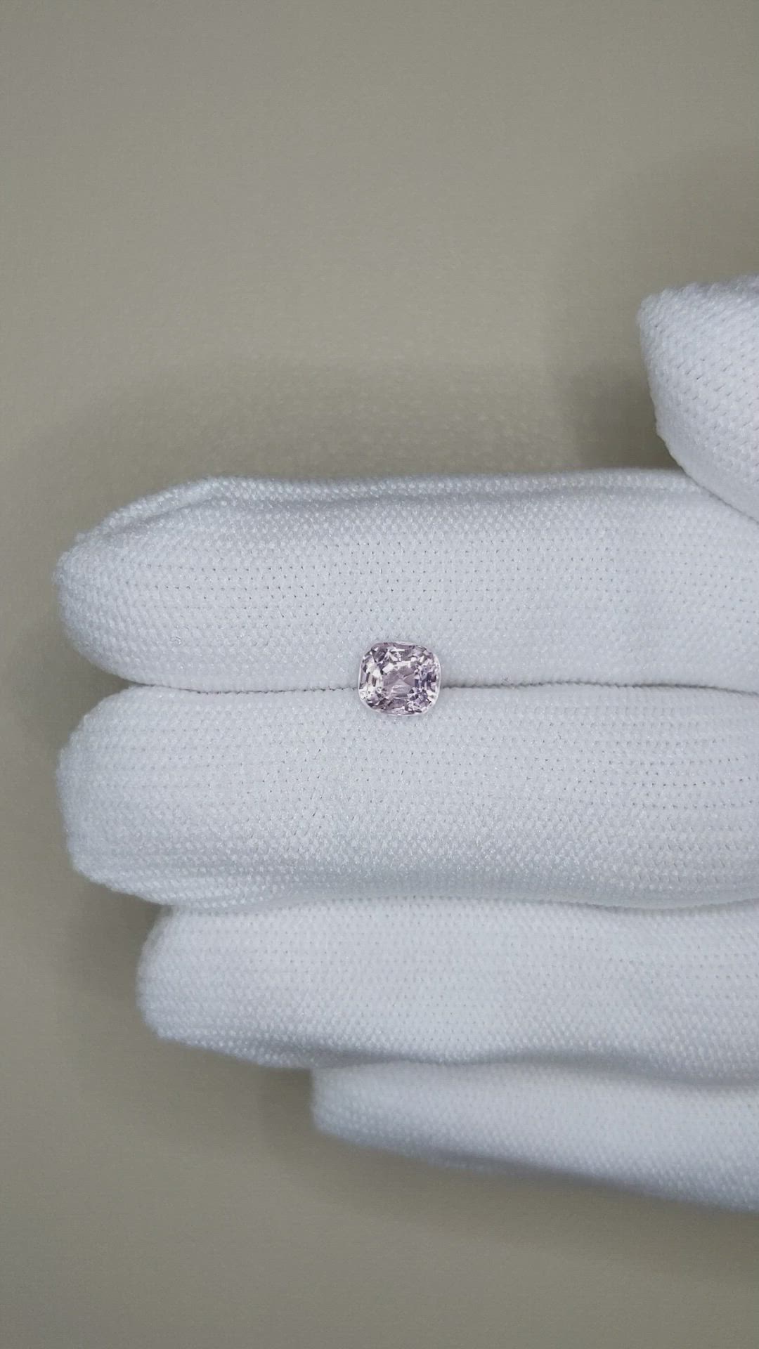 1.15 Ct. Pink Spinel from Burma (Myanmar) Size Video