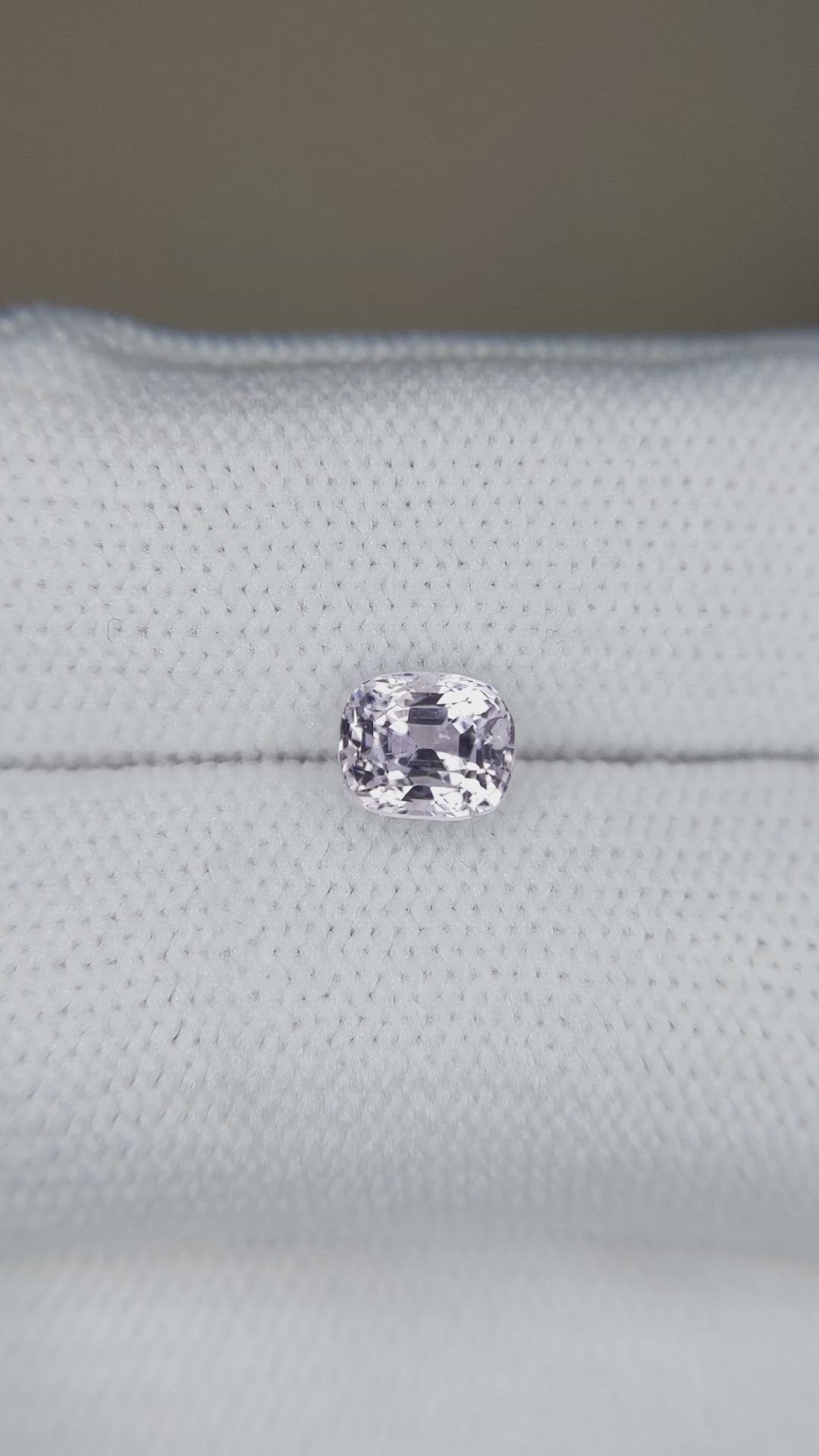 1.20 Ct. Purplish Pink Spinel from Burma (Myanmar) Size Video
