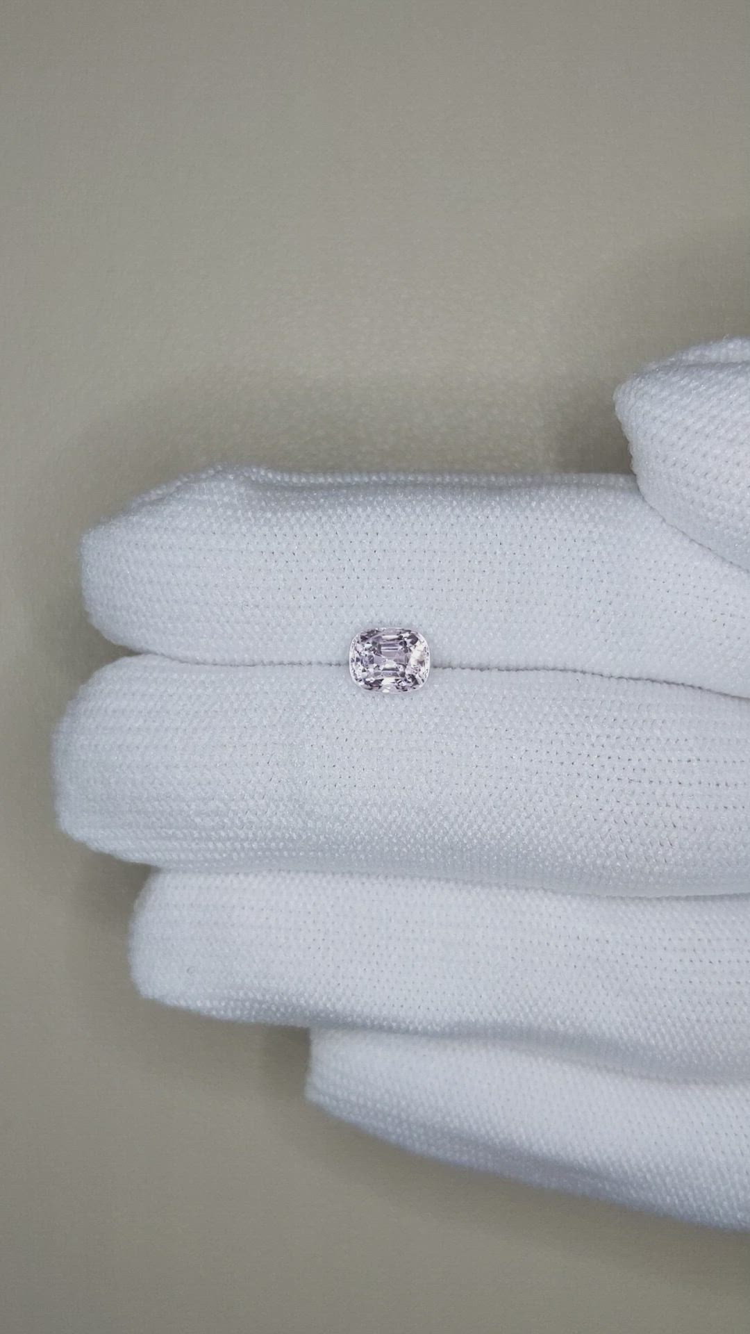 1.20 Ct. Purplish Pink Spinel from Burma (Myanmar) Size Video