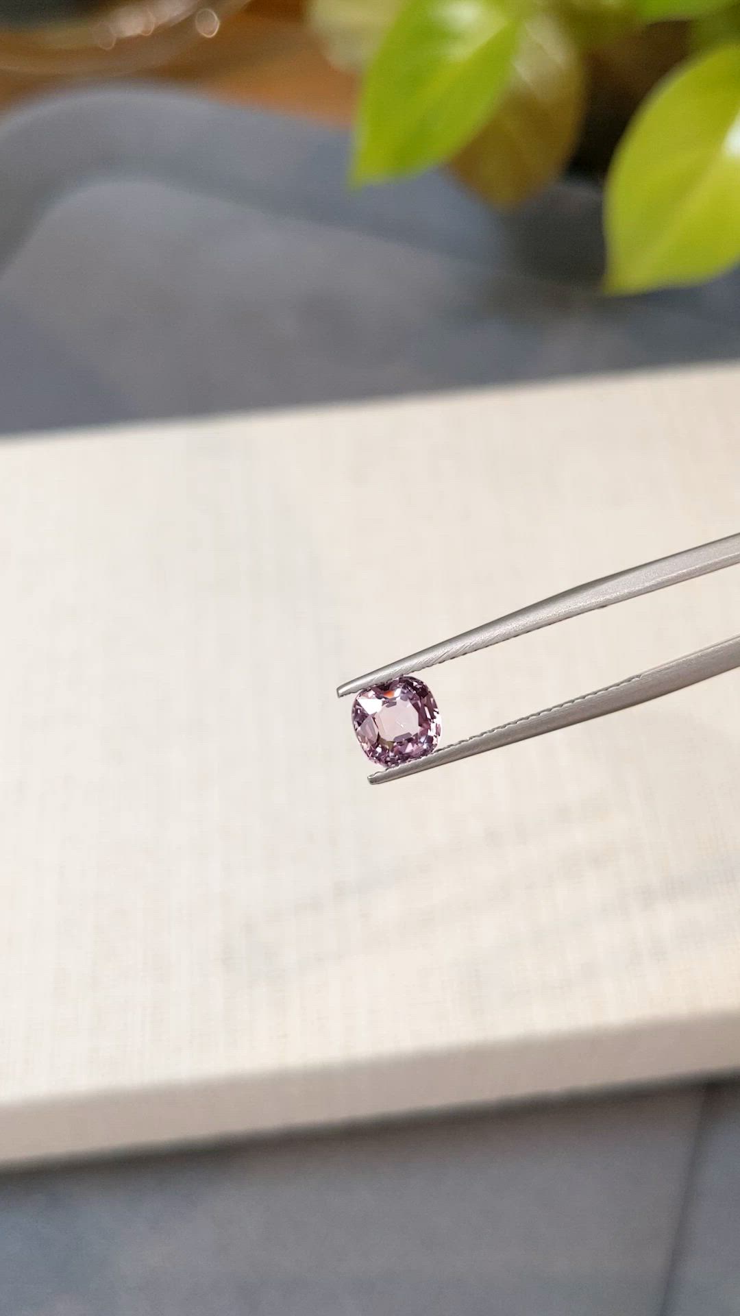 1.13 Ct. Pink Spinel from Burma (Myanmar) Size Video