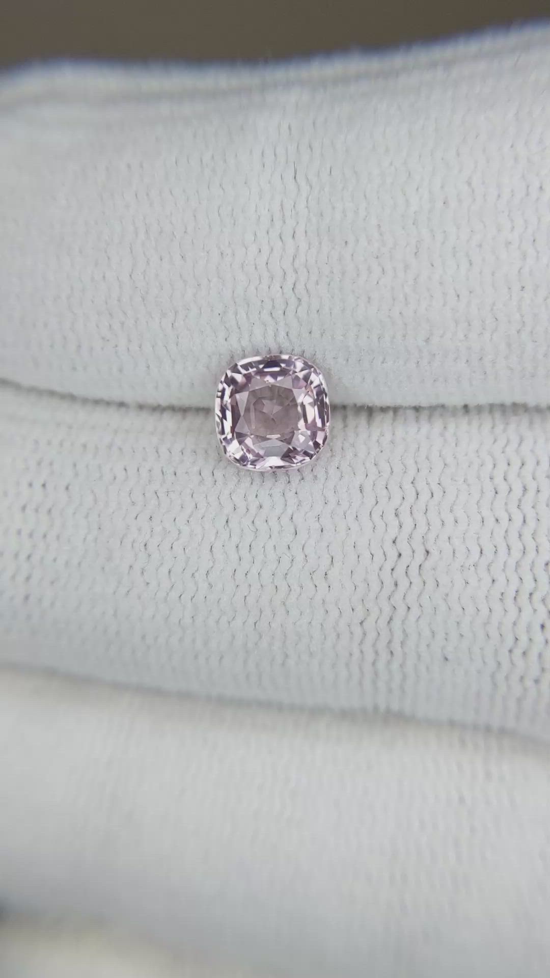 1.13 Ct. Pink Spinel from Burma (Myanmar) Size Video