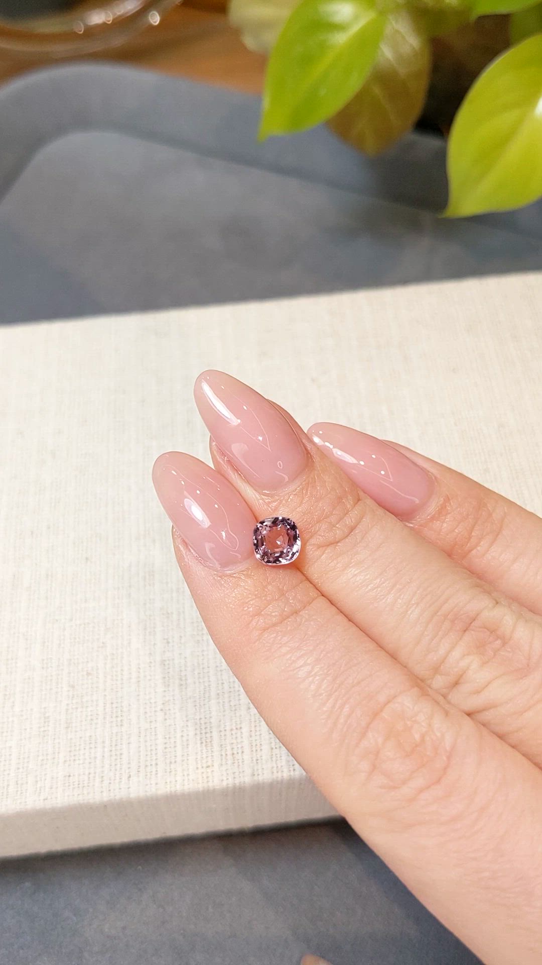 1.13 Ct. Pink Spinel from Burma (Myanmar) Size Video