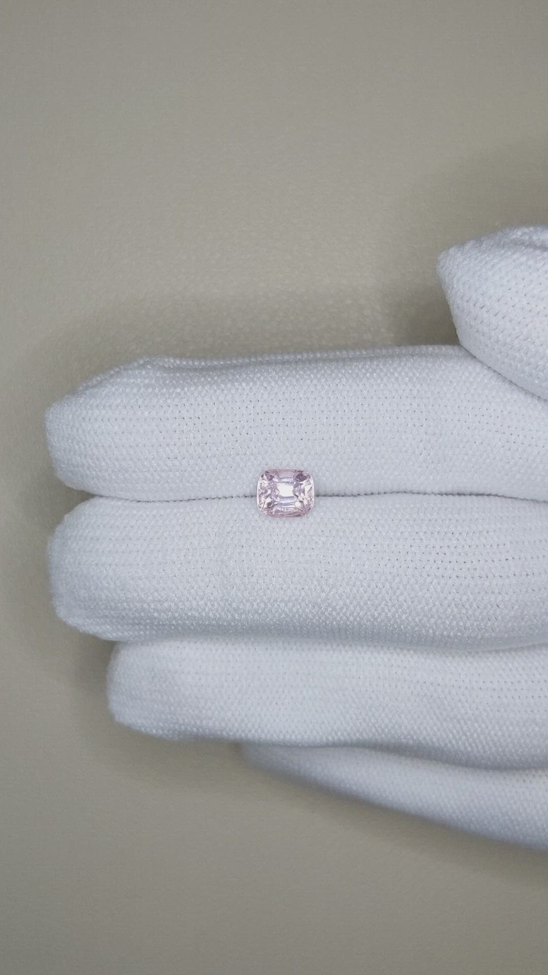 1.14 Ct. Pink Spinel from Burma (Myanmar) Size Video