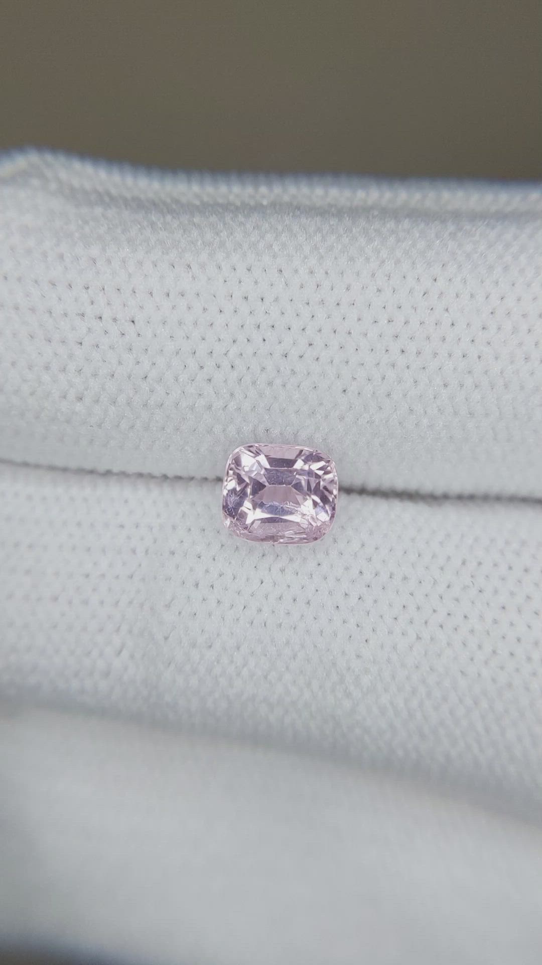 1.14 Ct. Pink Spinel from Burma (Myanmar) Size Video