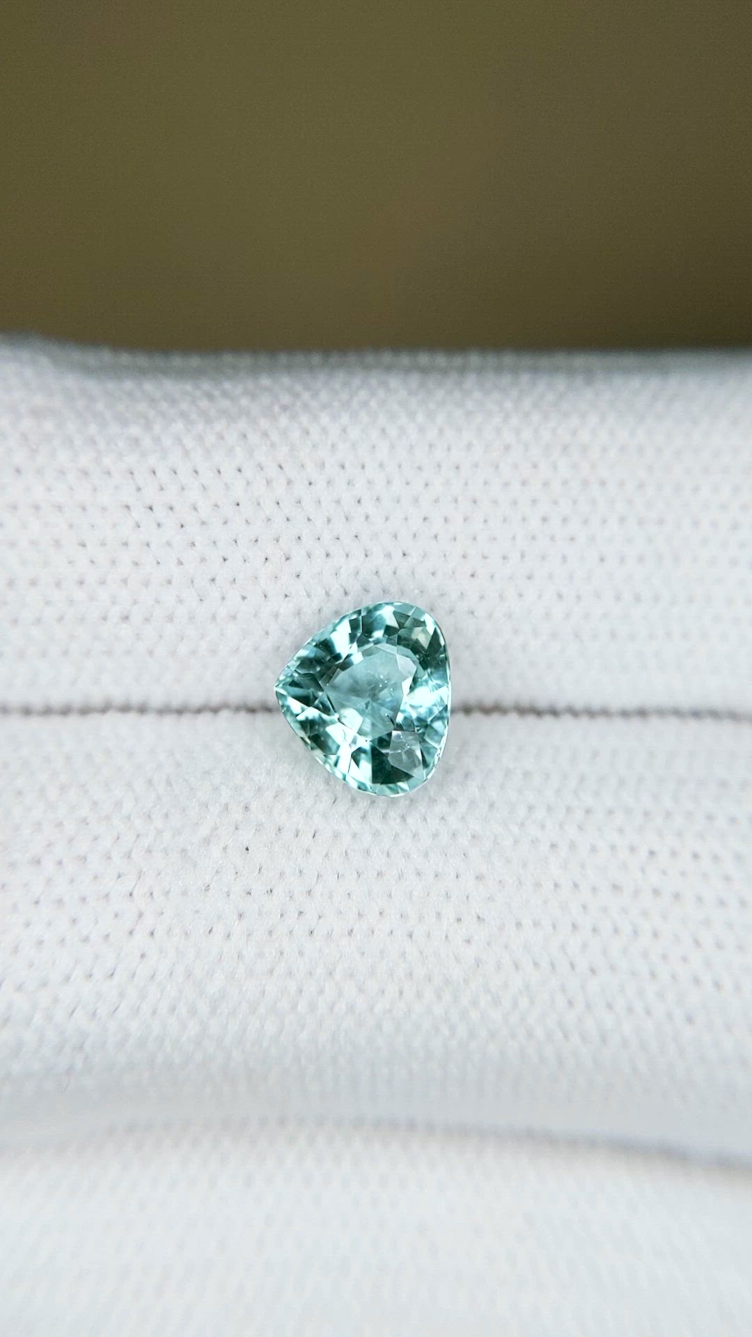 1.35 Ct. Blue Aquamarine from Brazil Size Video