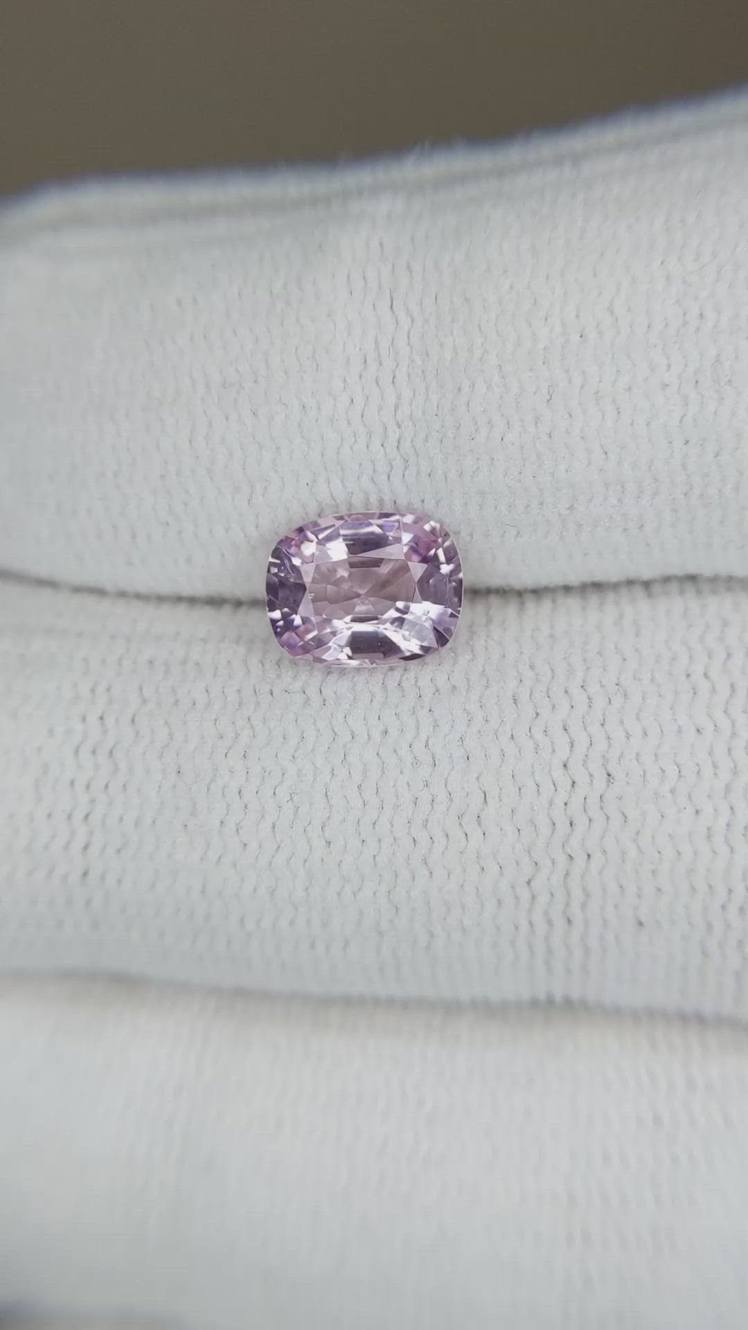 1.54 Ct. Pink Spinel from Burma (Myanmar) Size Video