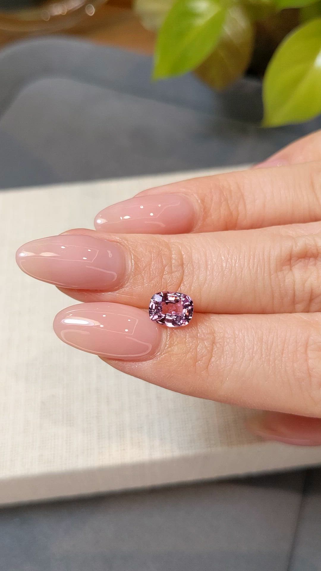 1.54 Ct. Pink Spinel from Burma (Myanmar) Size Video