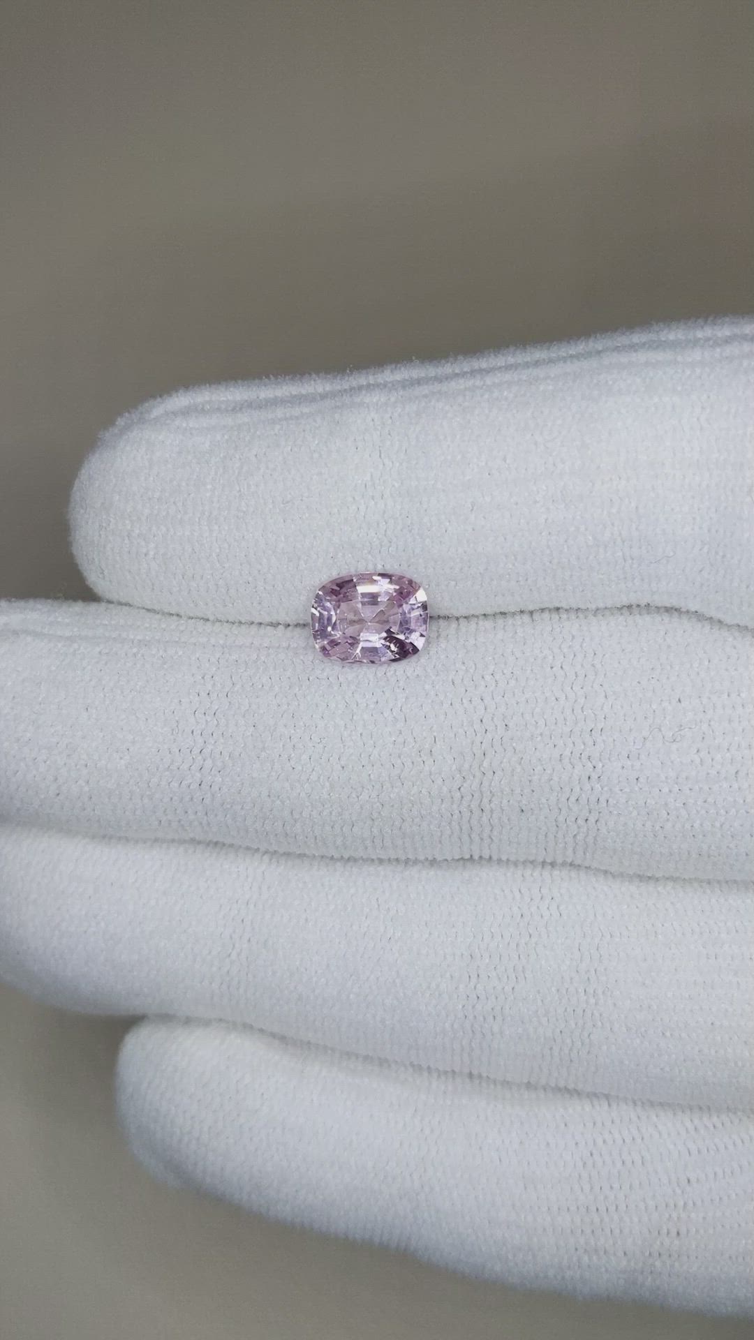 1.54 Ct. Pink Spinel from Burma (Myanmar) Size Video