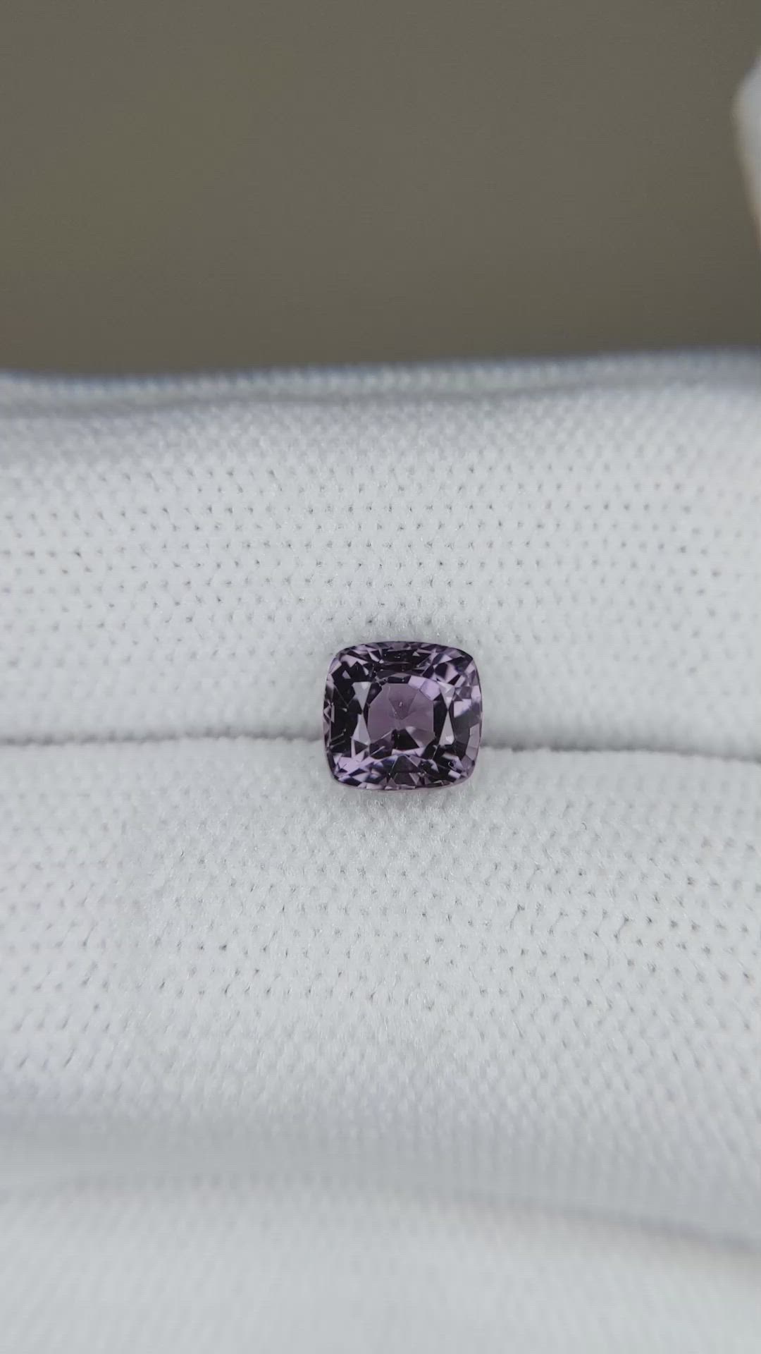 1.43 Ct. Purple Spinel from Burma (Myanmar) Size Video