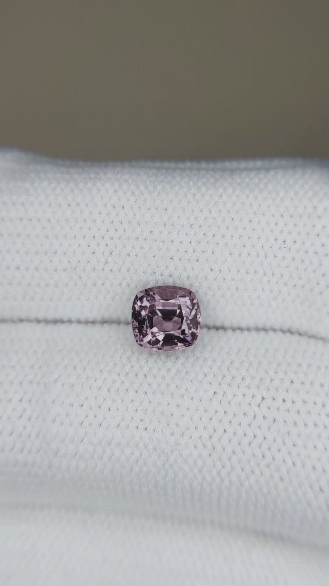 1.24 Ct. Pinkish Purple Spinel from Burma (Myanmar) Size Video