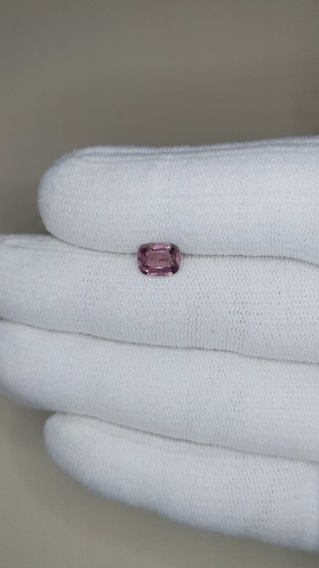 1.20 Ct. Pink Spinel from Burma (Myanmar) Size Video