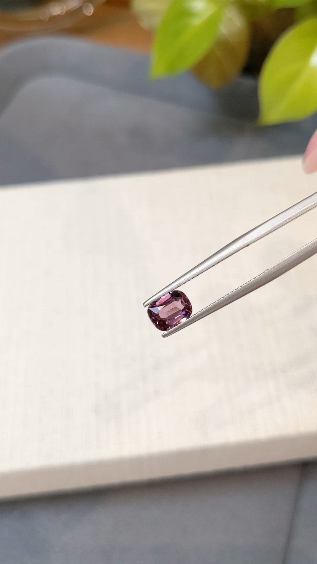 1.20 Ct. Pink Spinel from Burma (Myanmar) Size Video