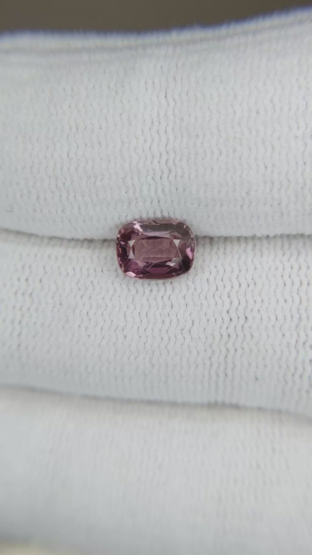 1.20 Ct. Pink Spinel from Burma (Myanmar) Size Video
