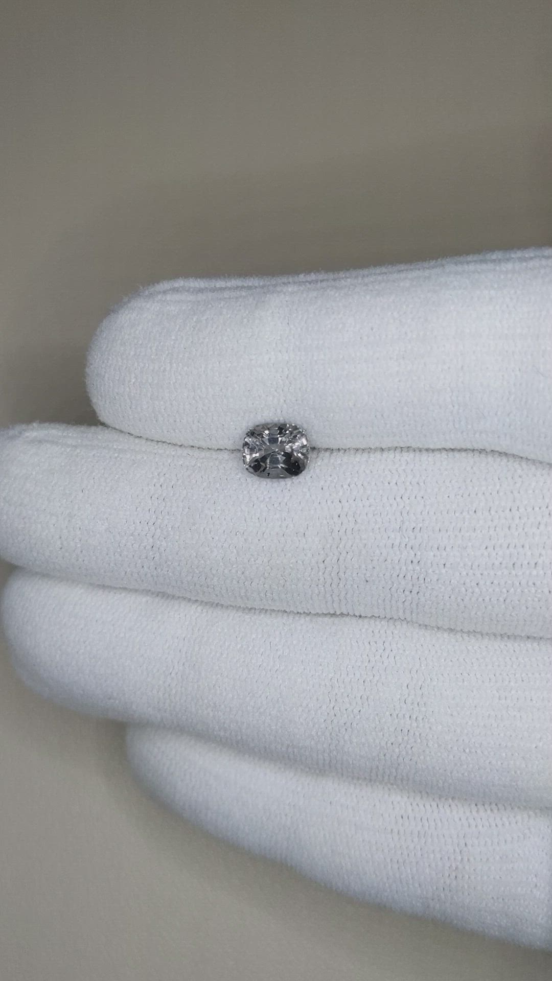 1.30 Ct. Grey Spinel from Burma (Myanmar) Size Video