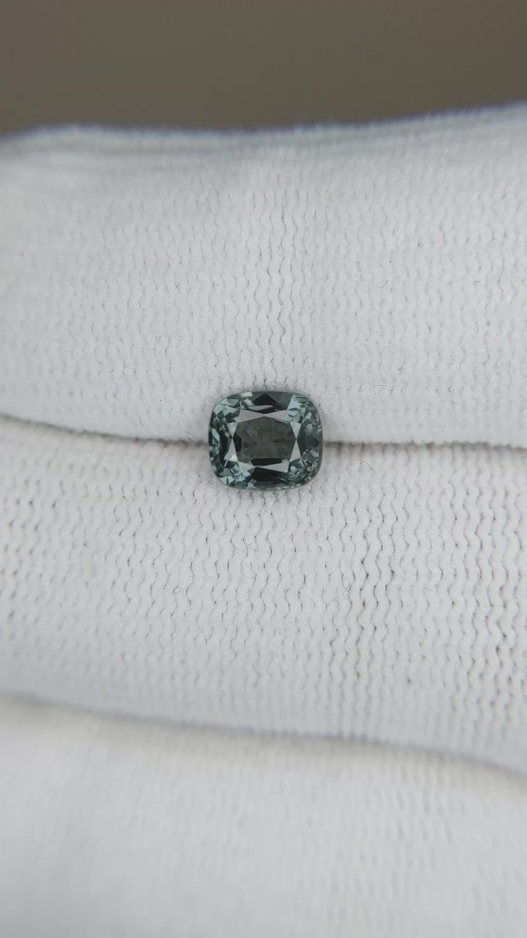 1.15 Ct. Bluish Grey Spinel from Burma (Myanmar) Size Video