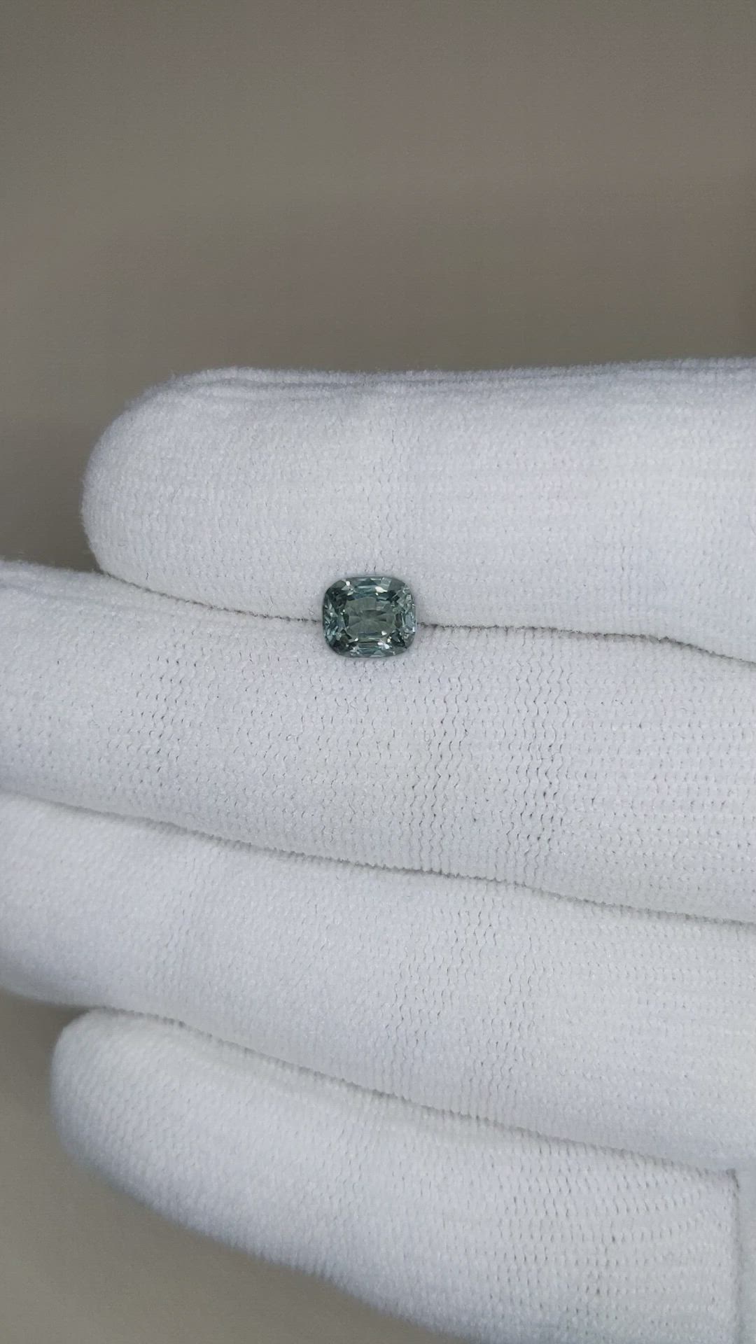 1.15 Ct. Bluish Grey Spinel from Burma (Myanmar) Size Video