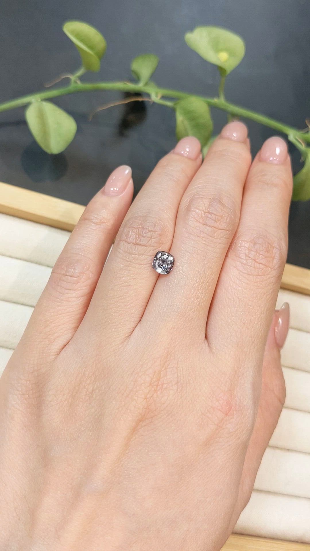 1.05 Ct. Pink Spinel from Burma (Myanmar) Size Video
