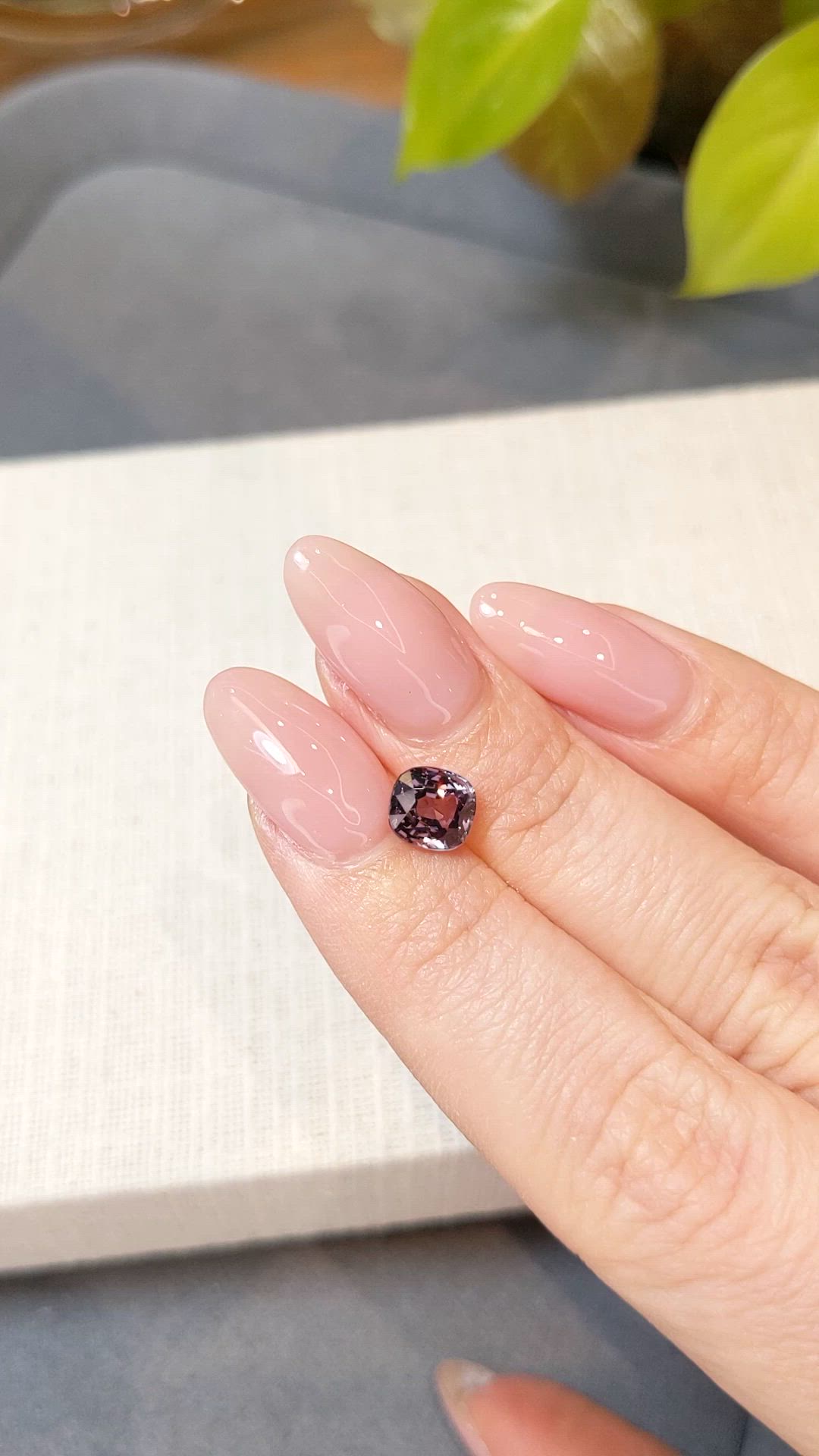 1.50 Ct. Purple Spinel from Burma (Myanmar) Size Video