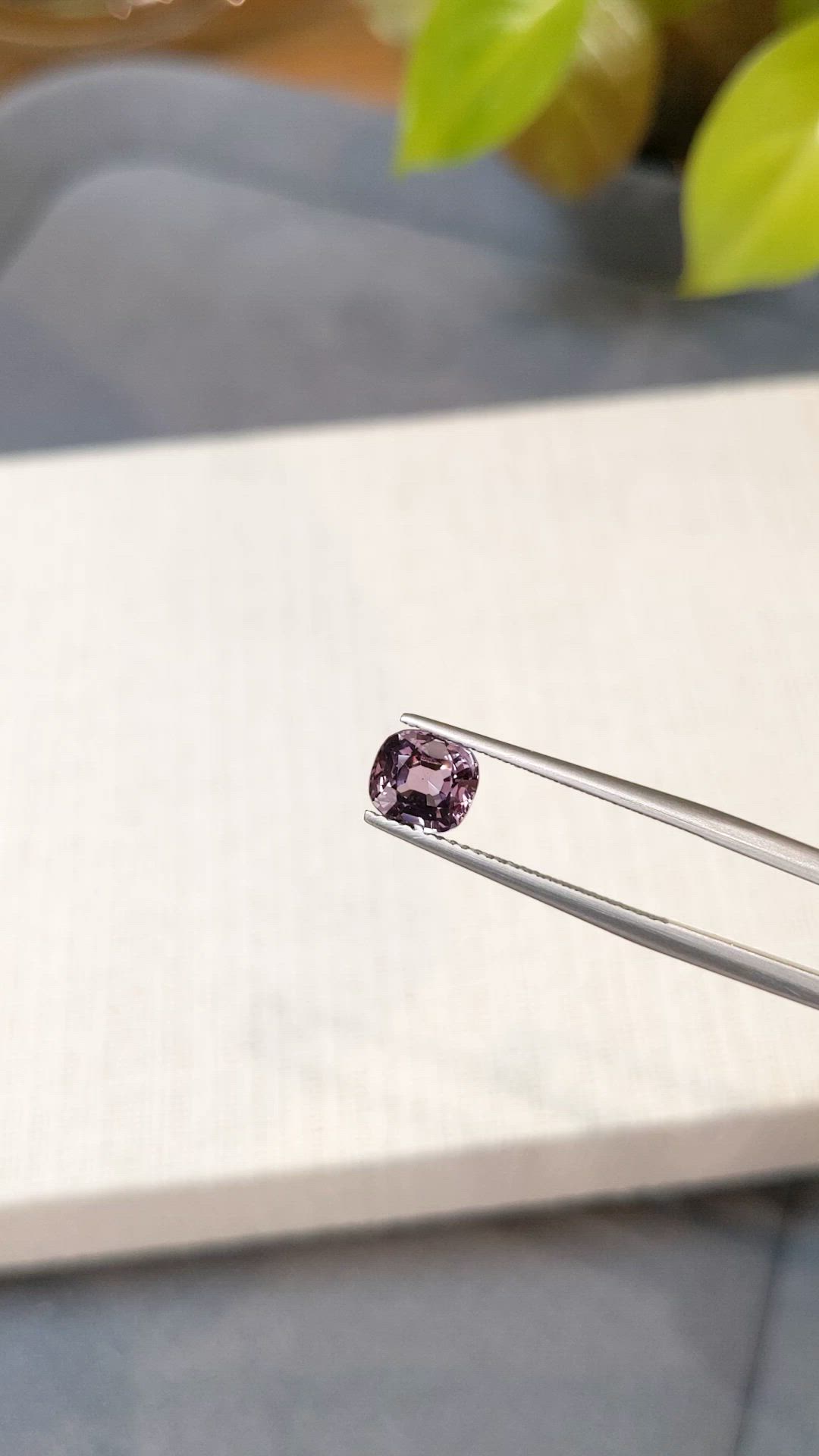 1.50 Ct. Purple Spinel from Burma (Myanmar) Size Video