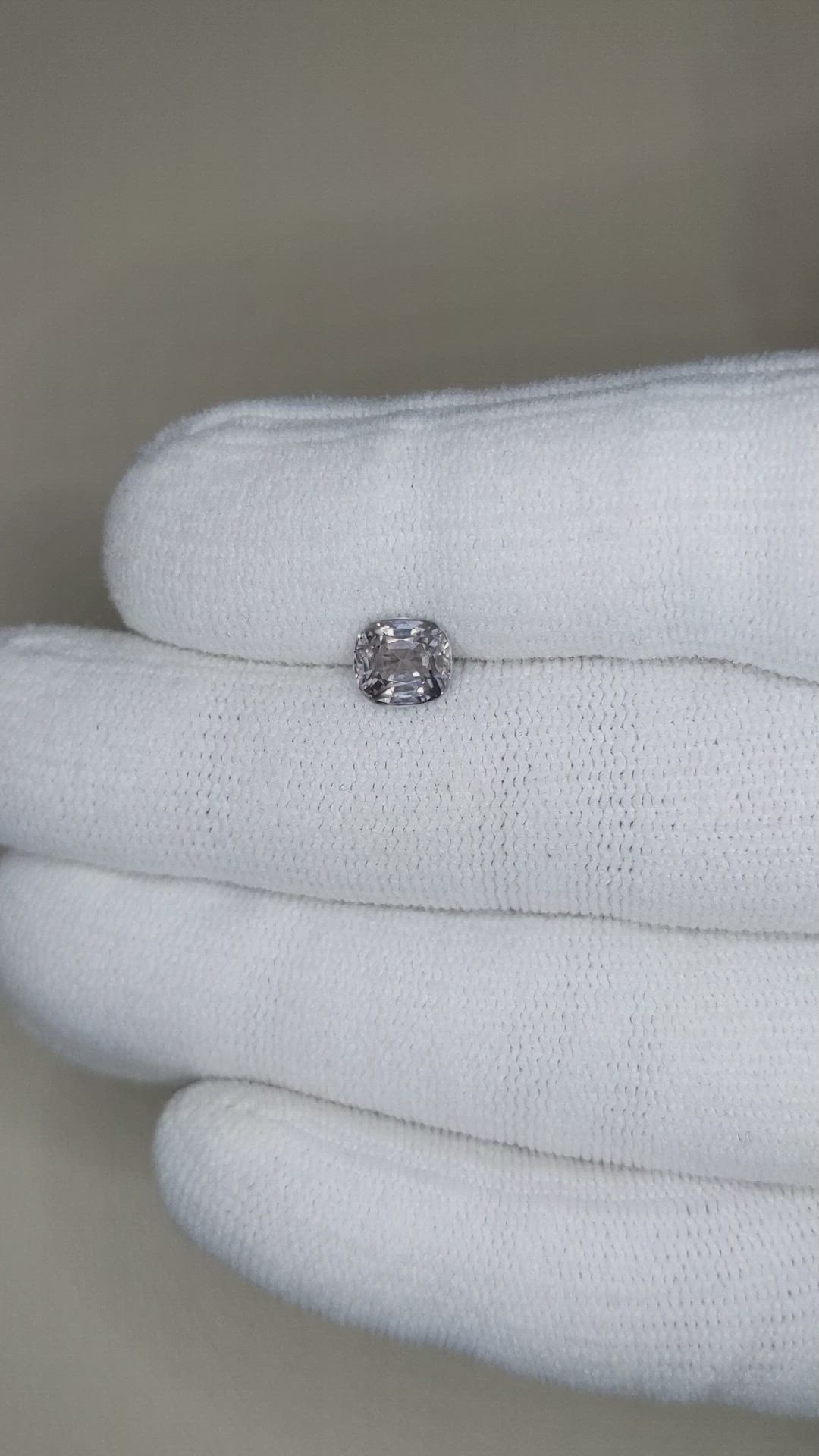 1.19 Ct. Purplish Grey Spinel from Burma (Myanmar) Size Video