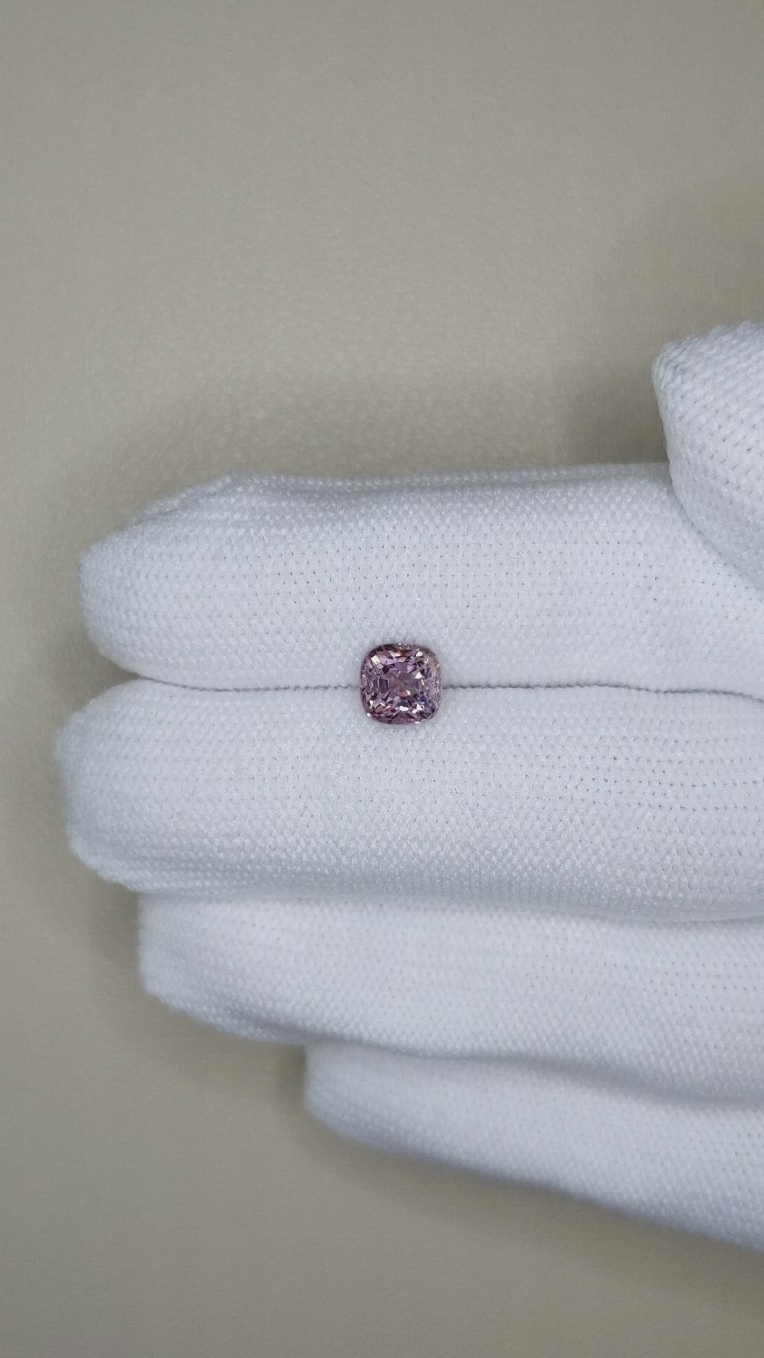 1.41 Ct. Purple Spinel from Burma (Myanmar) Size Video