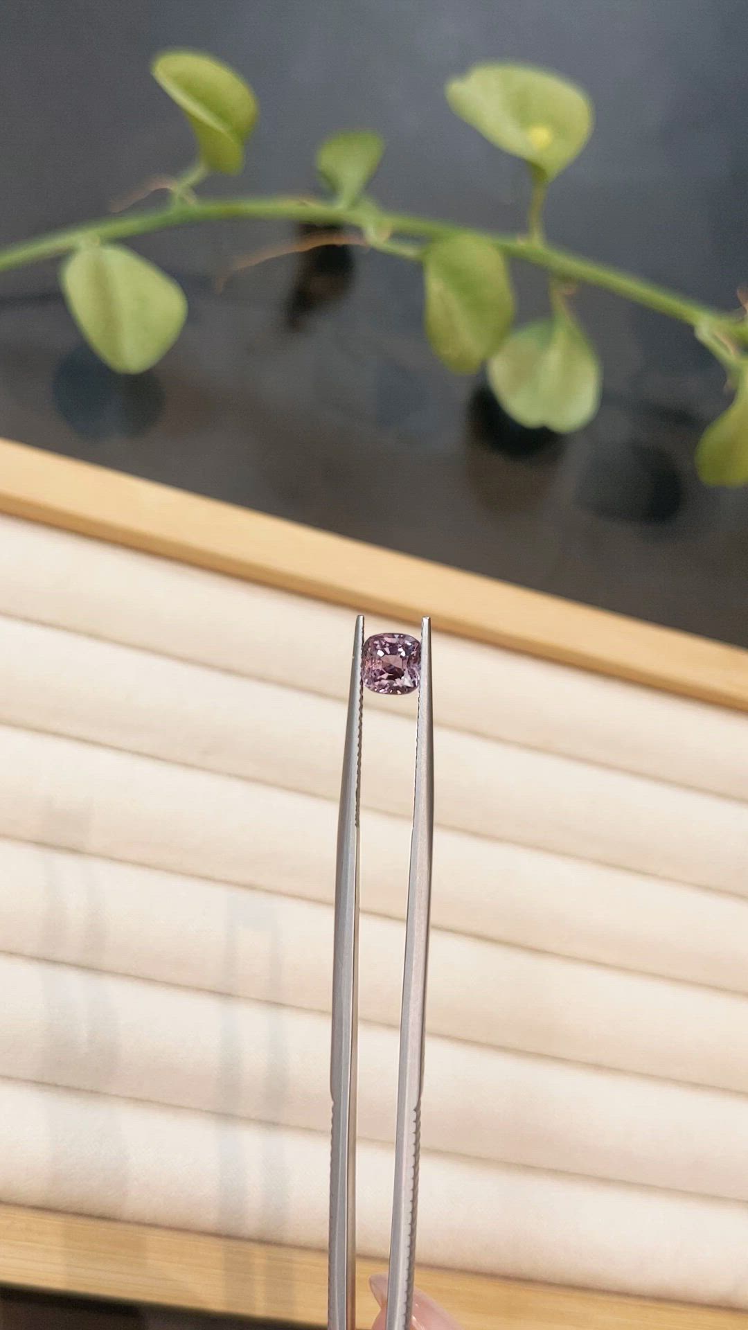 1.41 Ct. Purple Spinel from Burma (Myanmar) Size Video