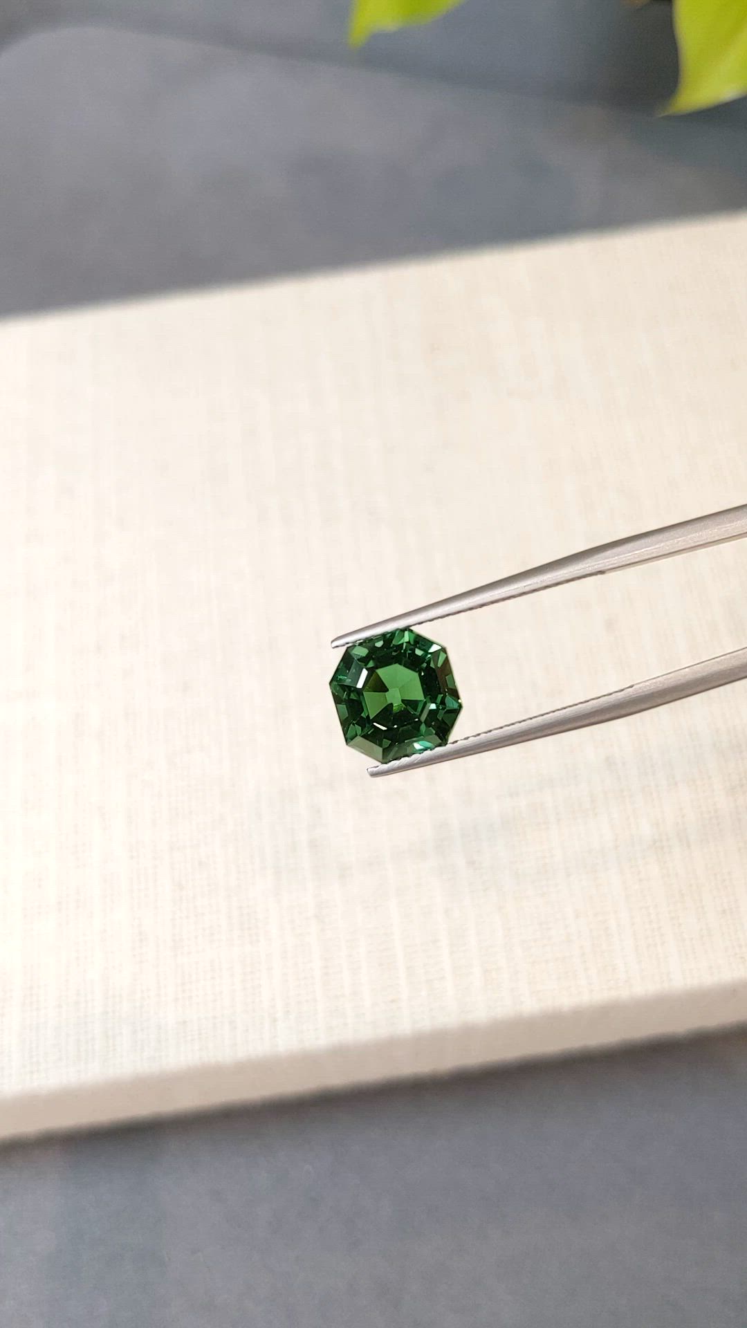 4.43 Ct. Green Tourmaline from Mozambique Size Video
