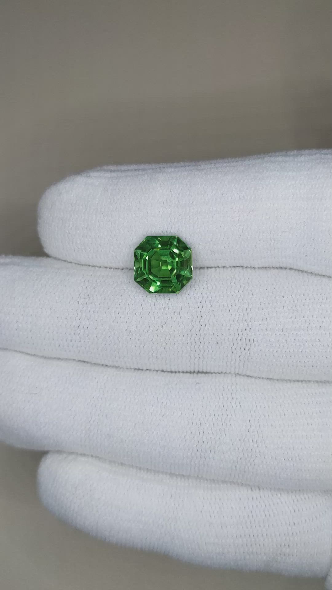 4.43 Ct. Green Tourmaline from Mozambique Size Video